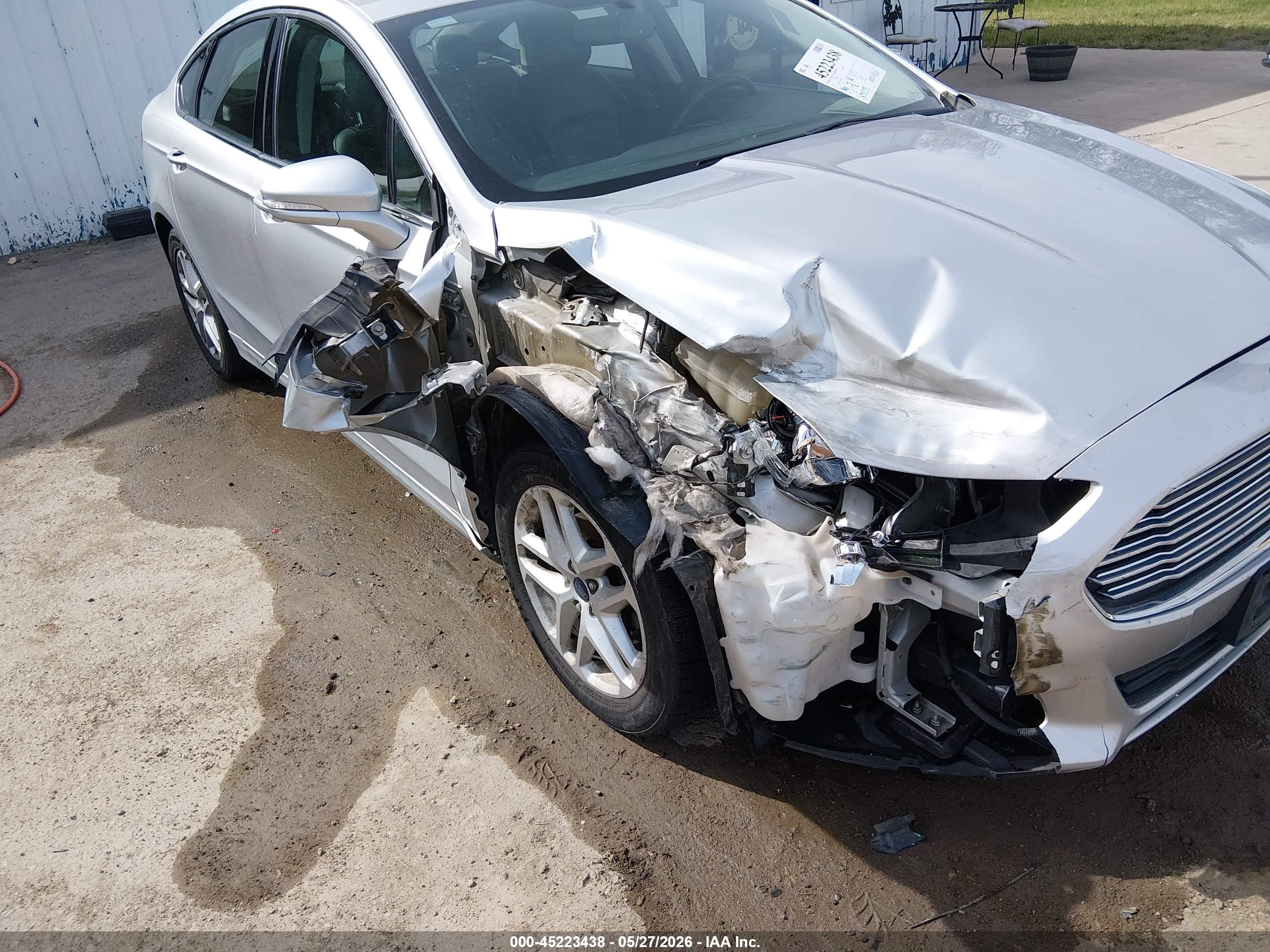 2013 Ford Fusion Se Silver vin: 3FA6P0HR7DR380121