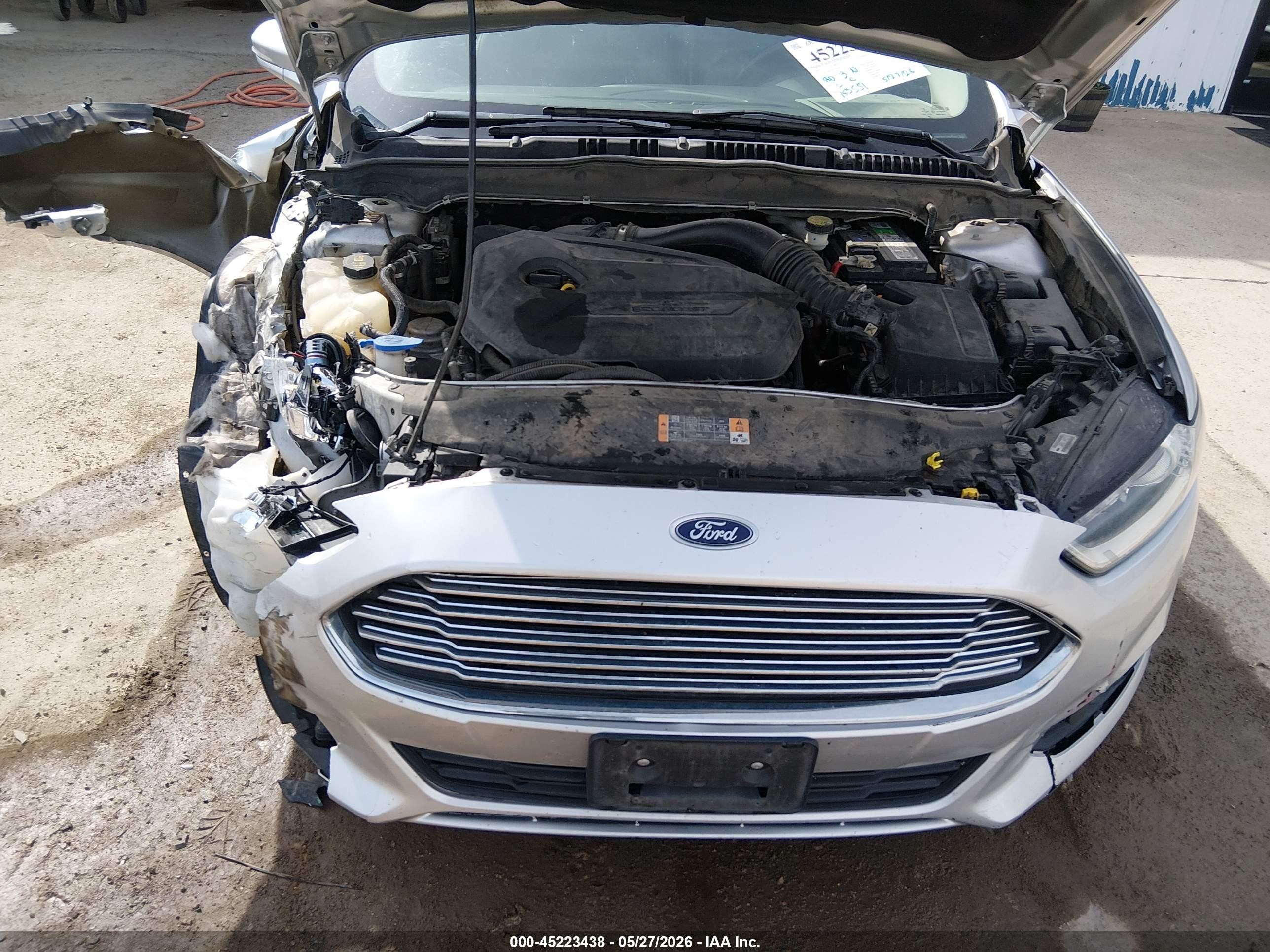 2013 Ford Fusion Se Silver vin: 3FA6P0HR7DR380121