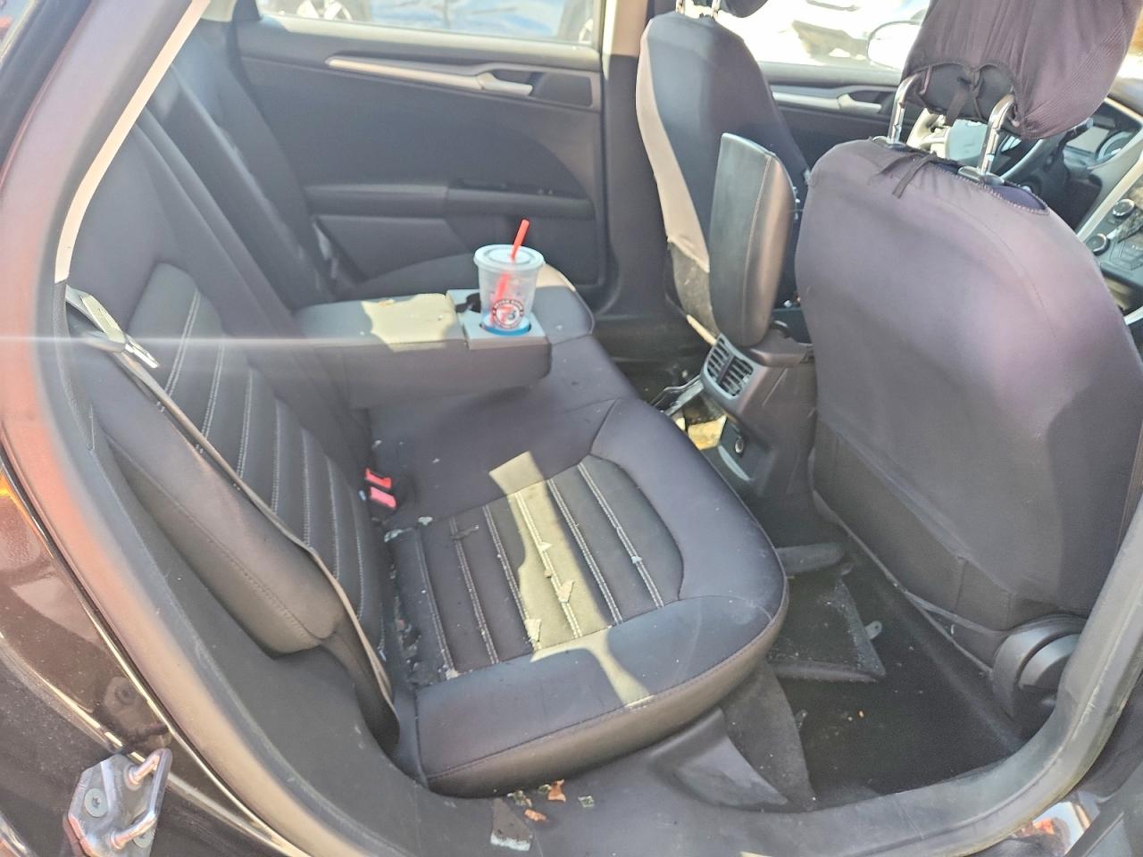 2013 Ford Fusion Se Black vin: 3FA6P0HR7DR383827
