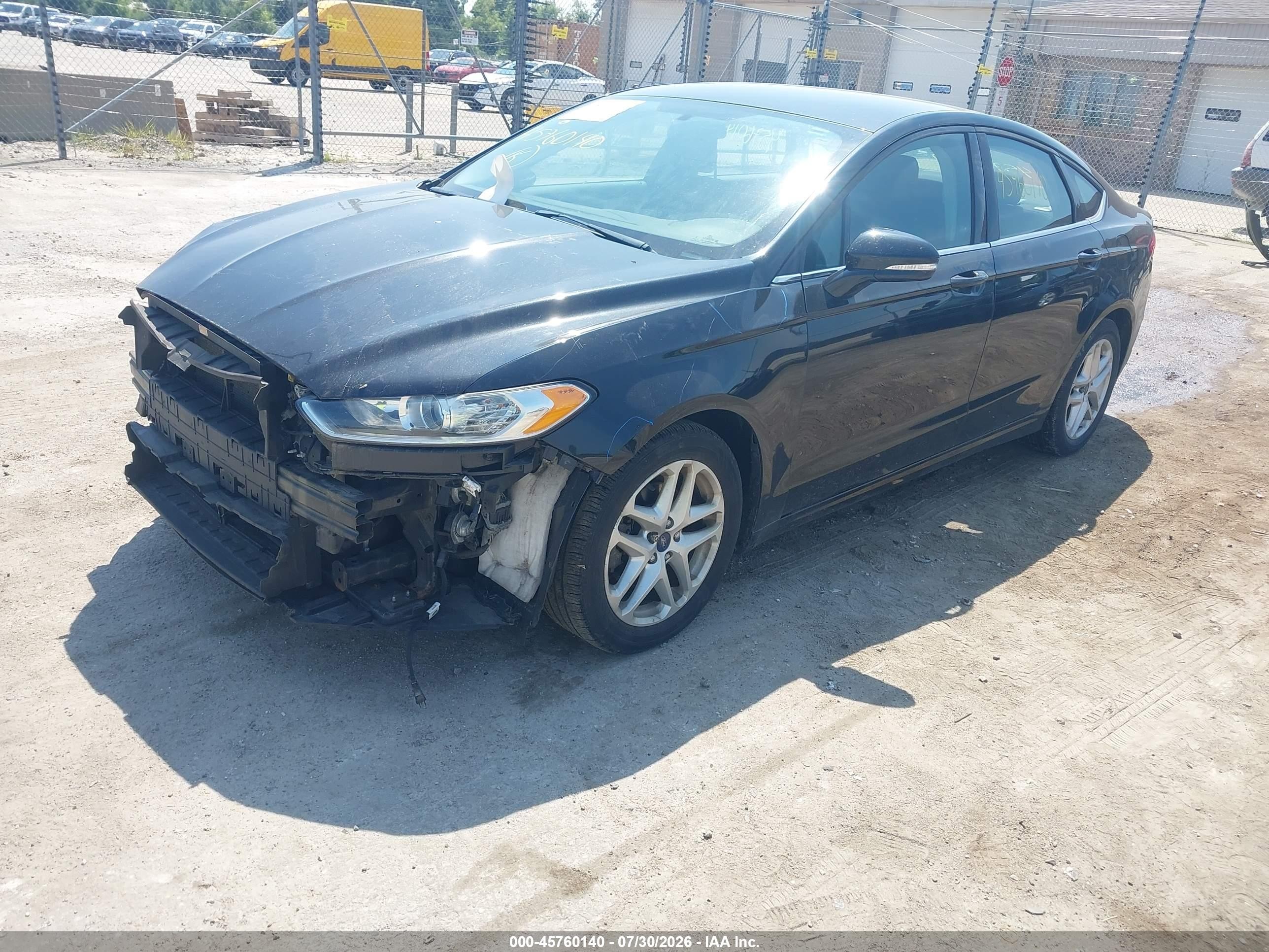 2013 Ford Fusion Se Black vin: 3FA6P0HR7DR385884