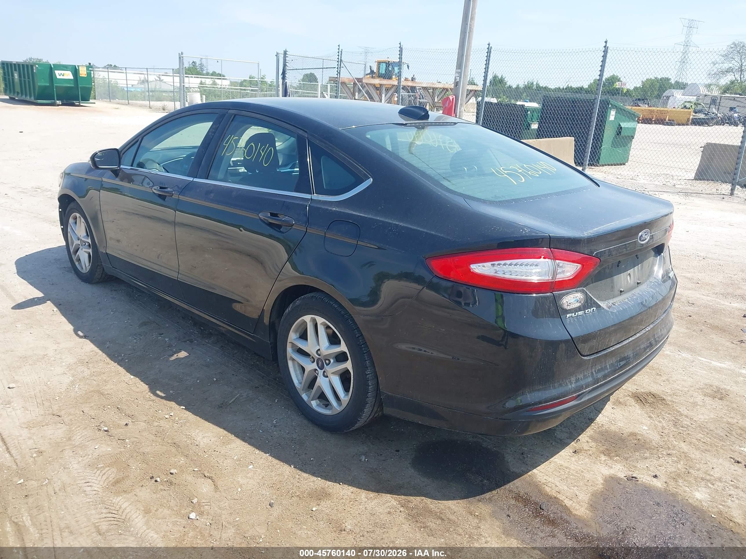 2013 Ford Fusion Se Black vin: 3FA6P0HR7DR385884