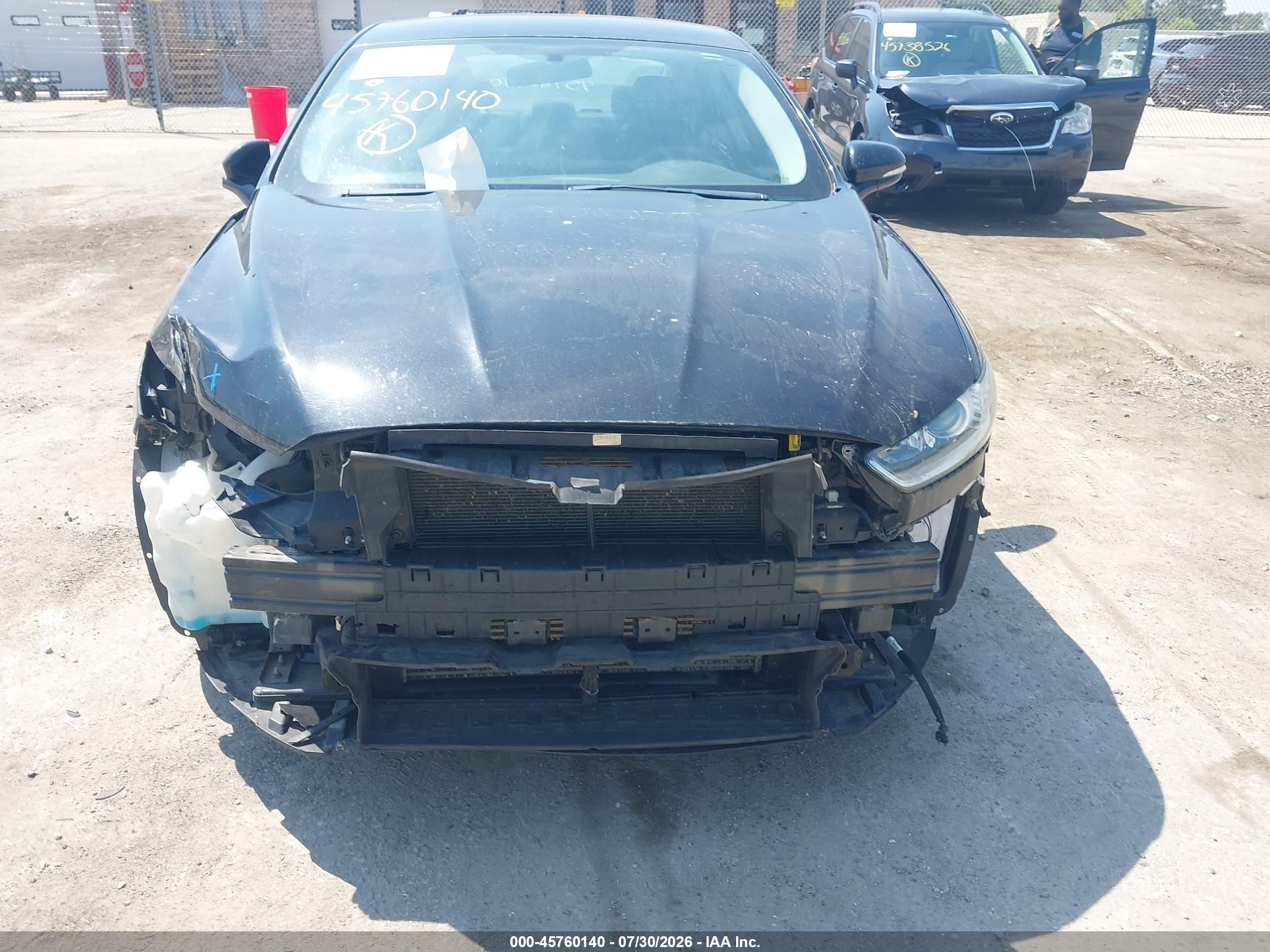 2013 Ford Fusion Se Black vin: 3FA6P0HR7DR385884