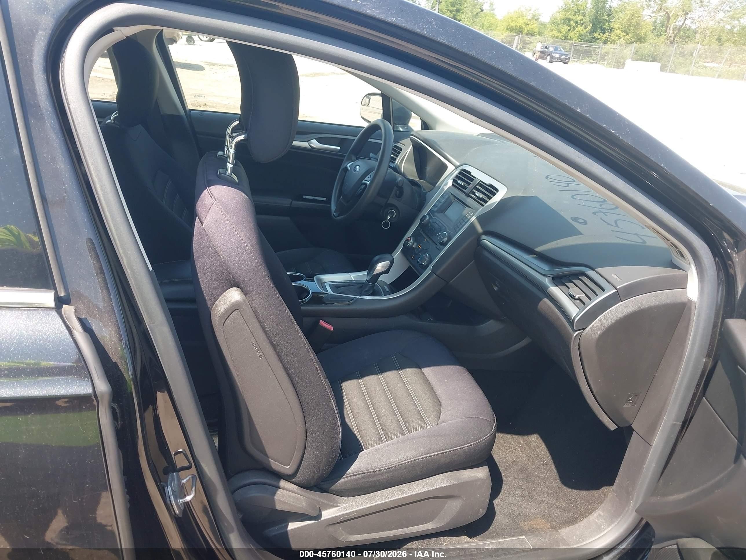 2013 Ford Fusion Se Black vin: 3FA6P0HR7DR385884