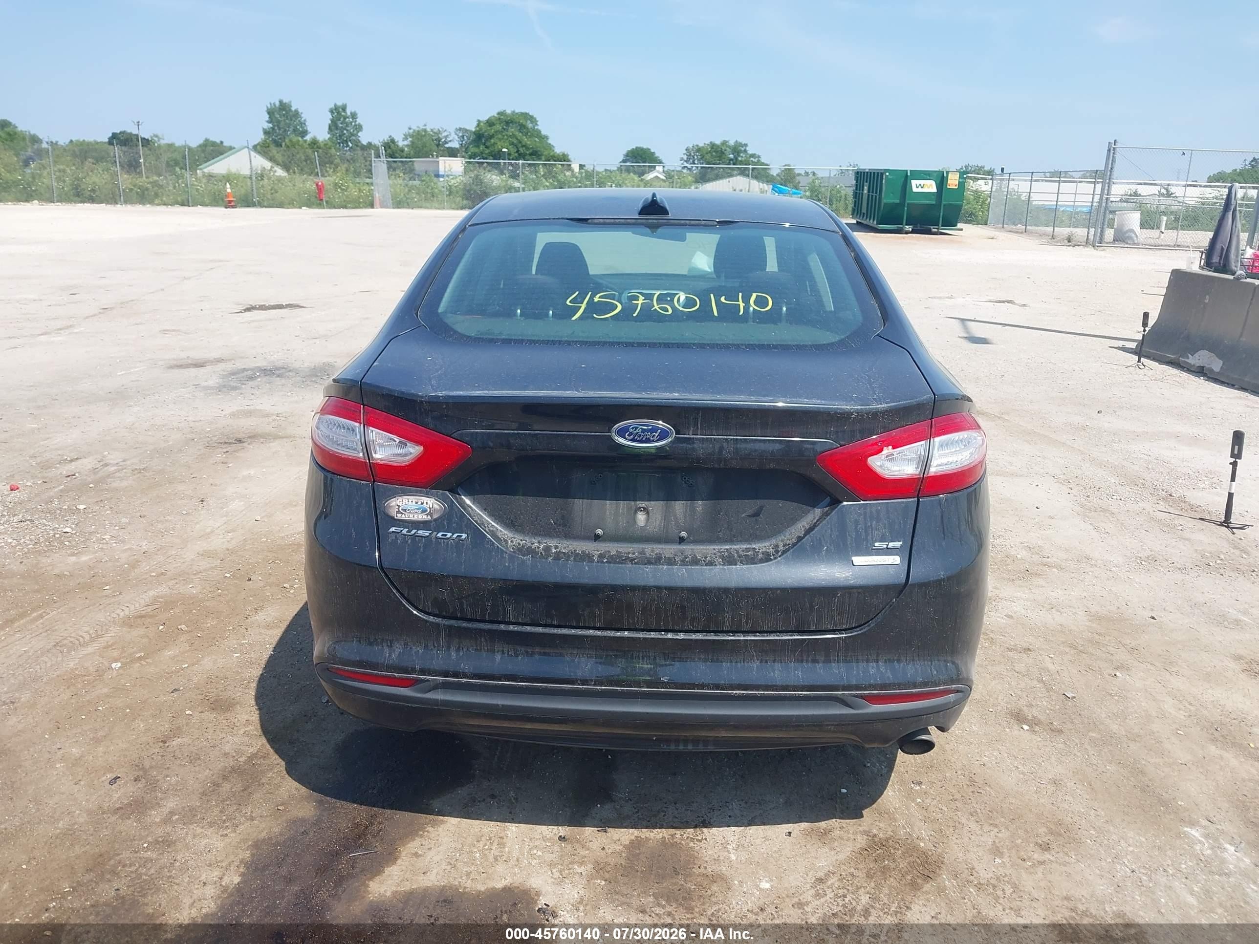 2013 Ford Fusion Se Black vin: 3FA6P0HR7DR385884