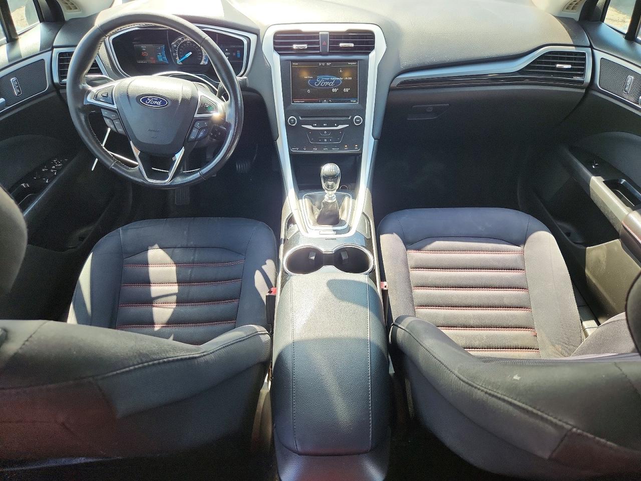 2014 Ford Fusion Se Black vin: 3FA6P0HR7ER238627