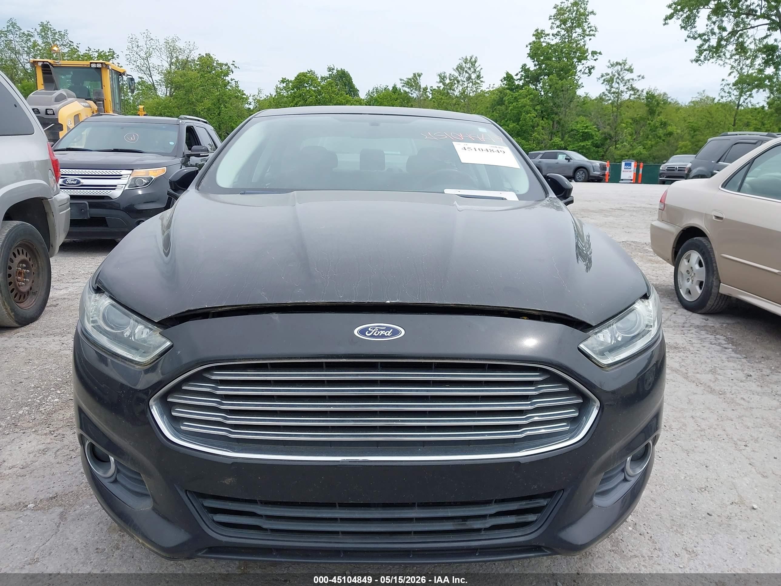 2013 Ford Fusion Se Gray vin: 3FA6P0HR8DR111870