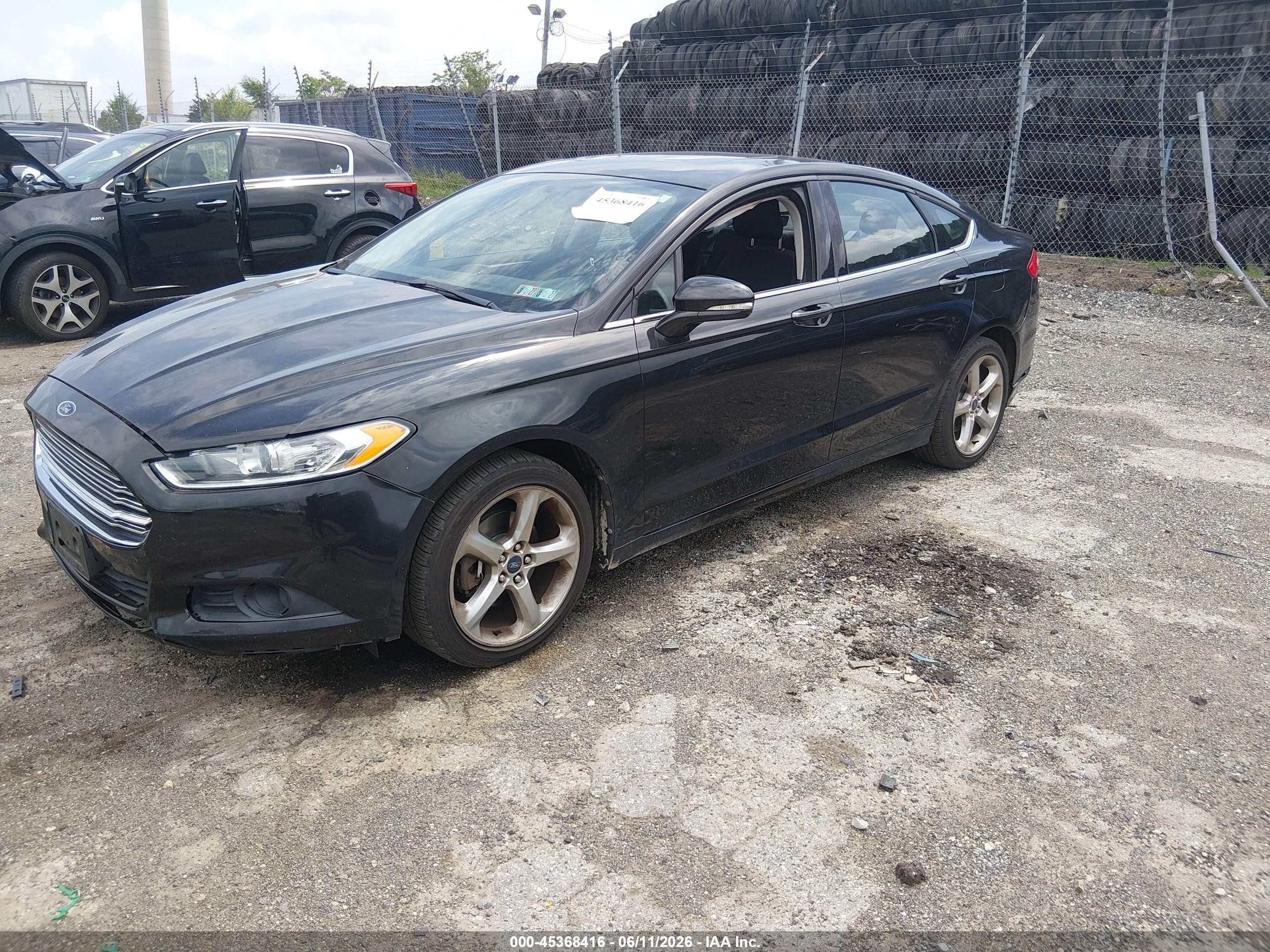 2013 Ford Fusion Se Black vin: 3FA6P0HR8DR130340