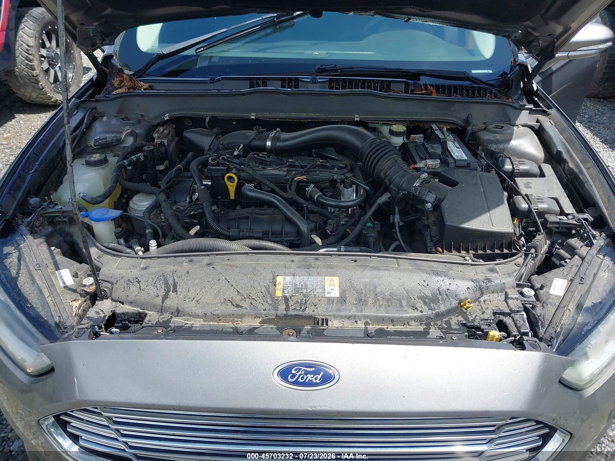 2013 Ford Fusion Se Gray vin: 3FA6P0HR8DR137790
