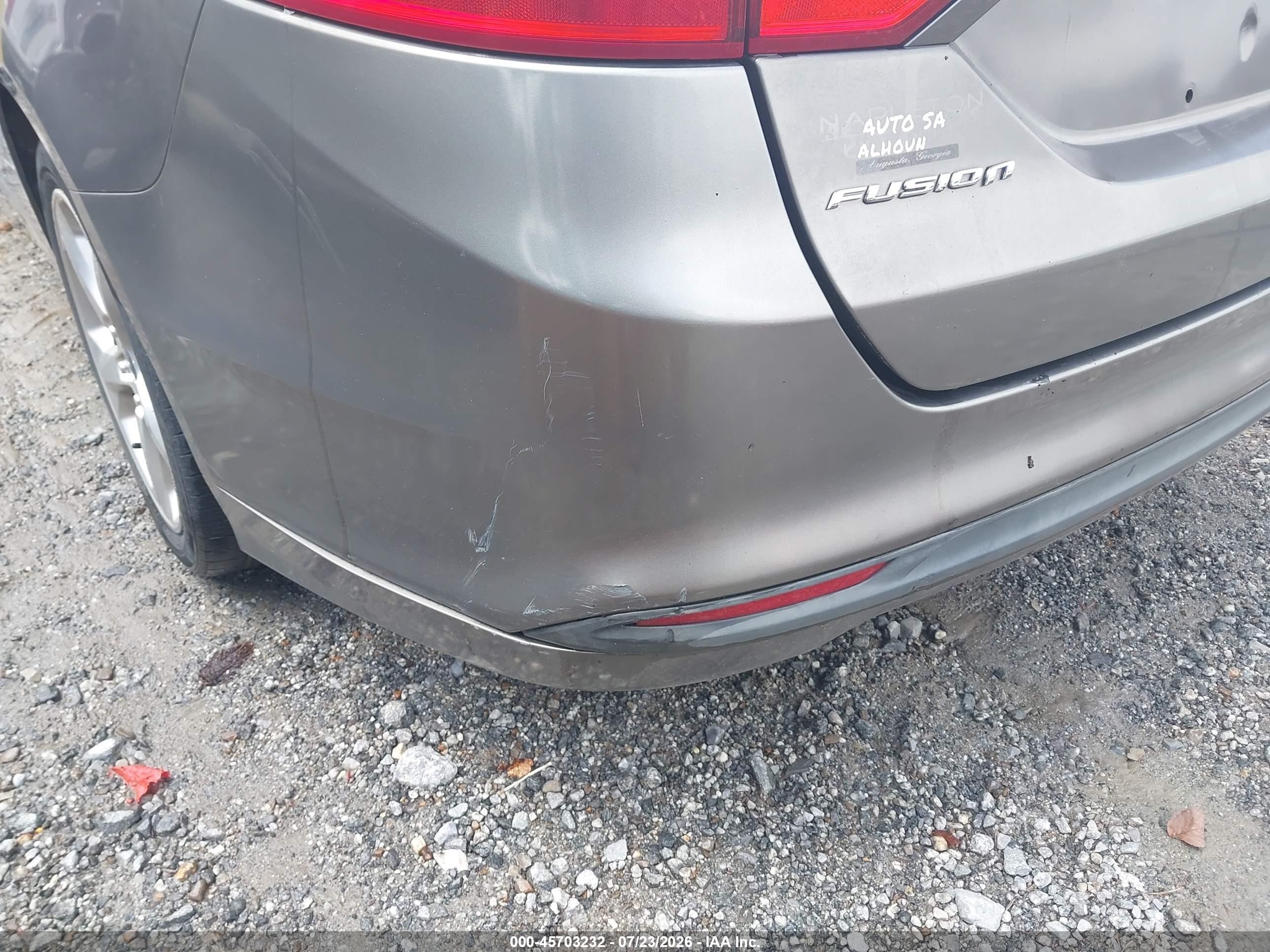 2013 Ford Fusion Se Gray vin: 3FA6P0HR8DR137790