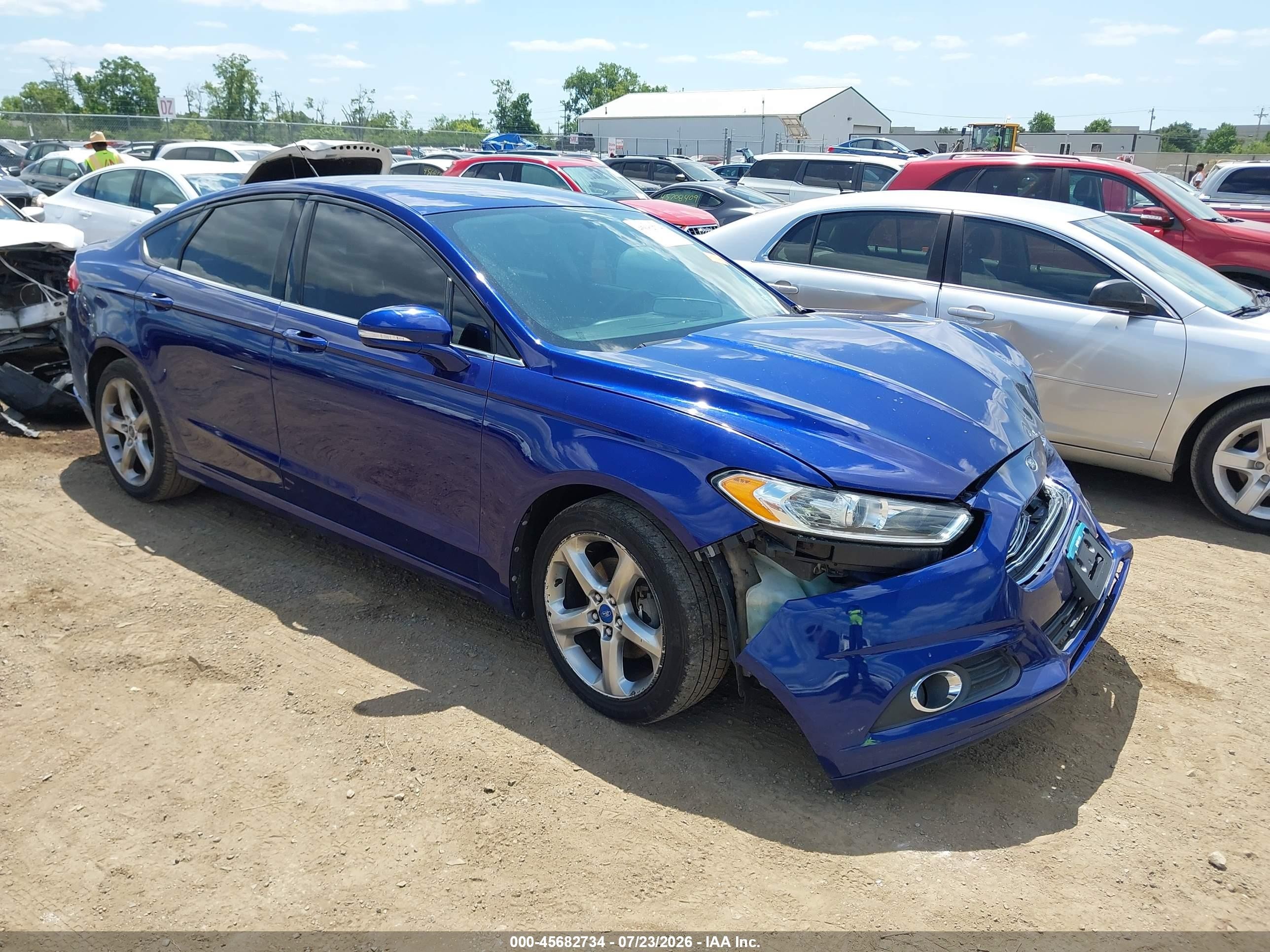 2013 Ford Fusion Se Синий vin: 3FA6P0HR8DR146263