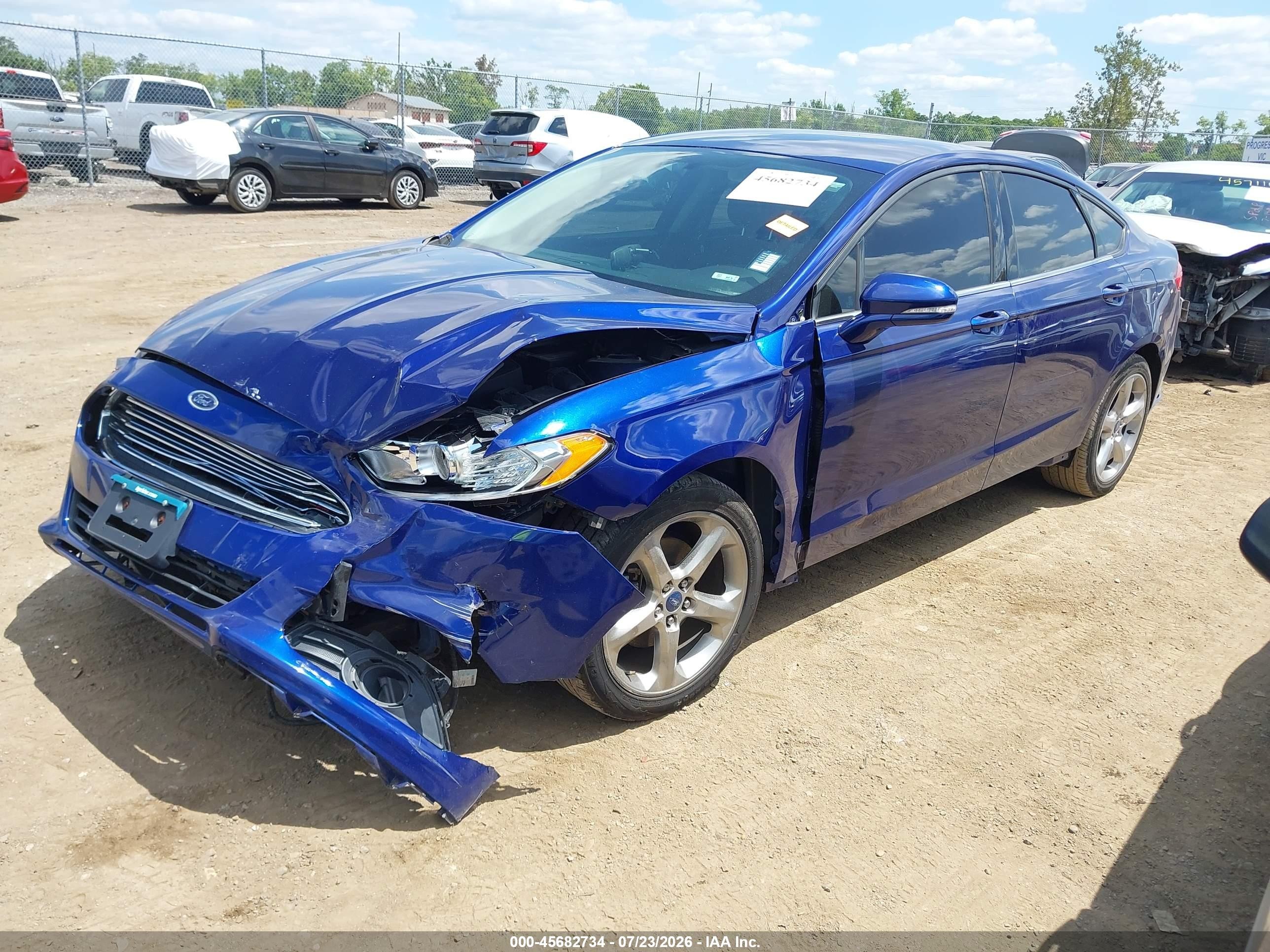 2013 Ford Fusion Se Blue vin: 3FA6P0HR8DR146263