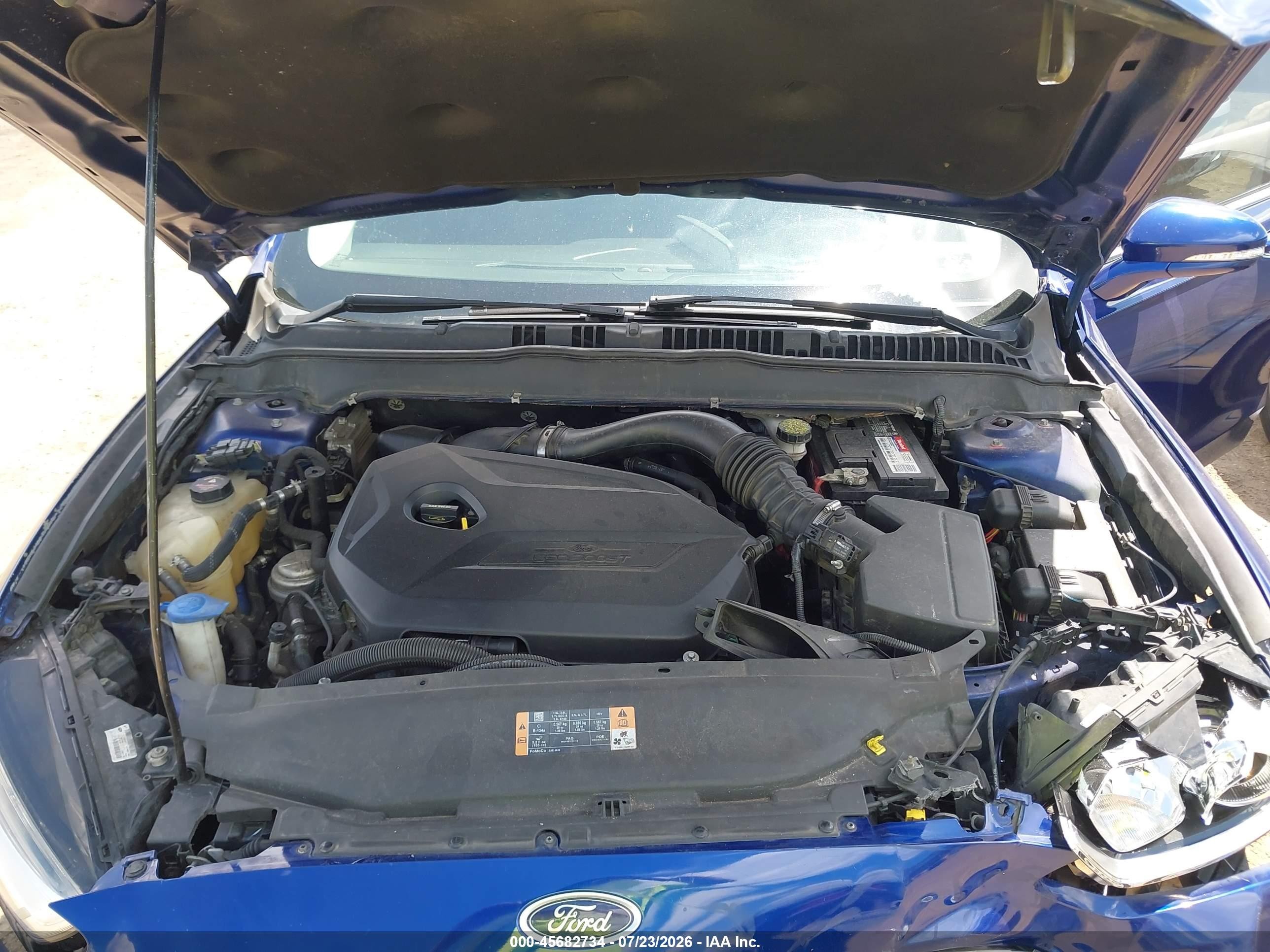 2013 Ford Fusion Se Blue vin: 3FA6P0HR8DR146263