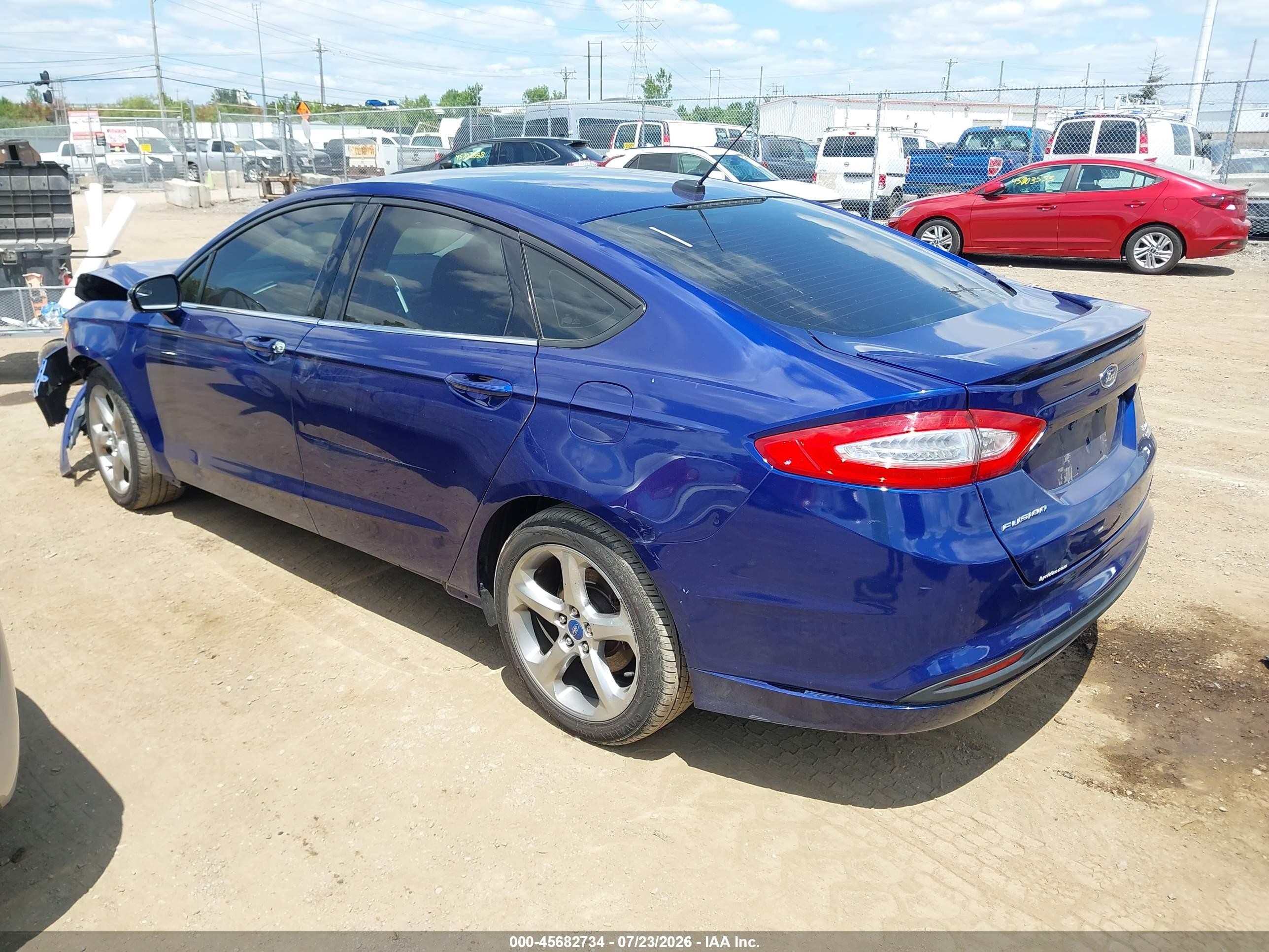 2013 Ford Fusion Se Blue vin: 3FA6P0HR8DR146263