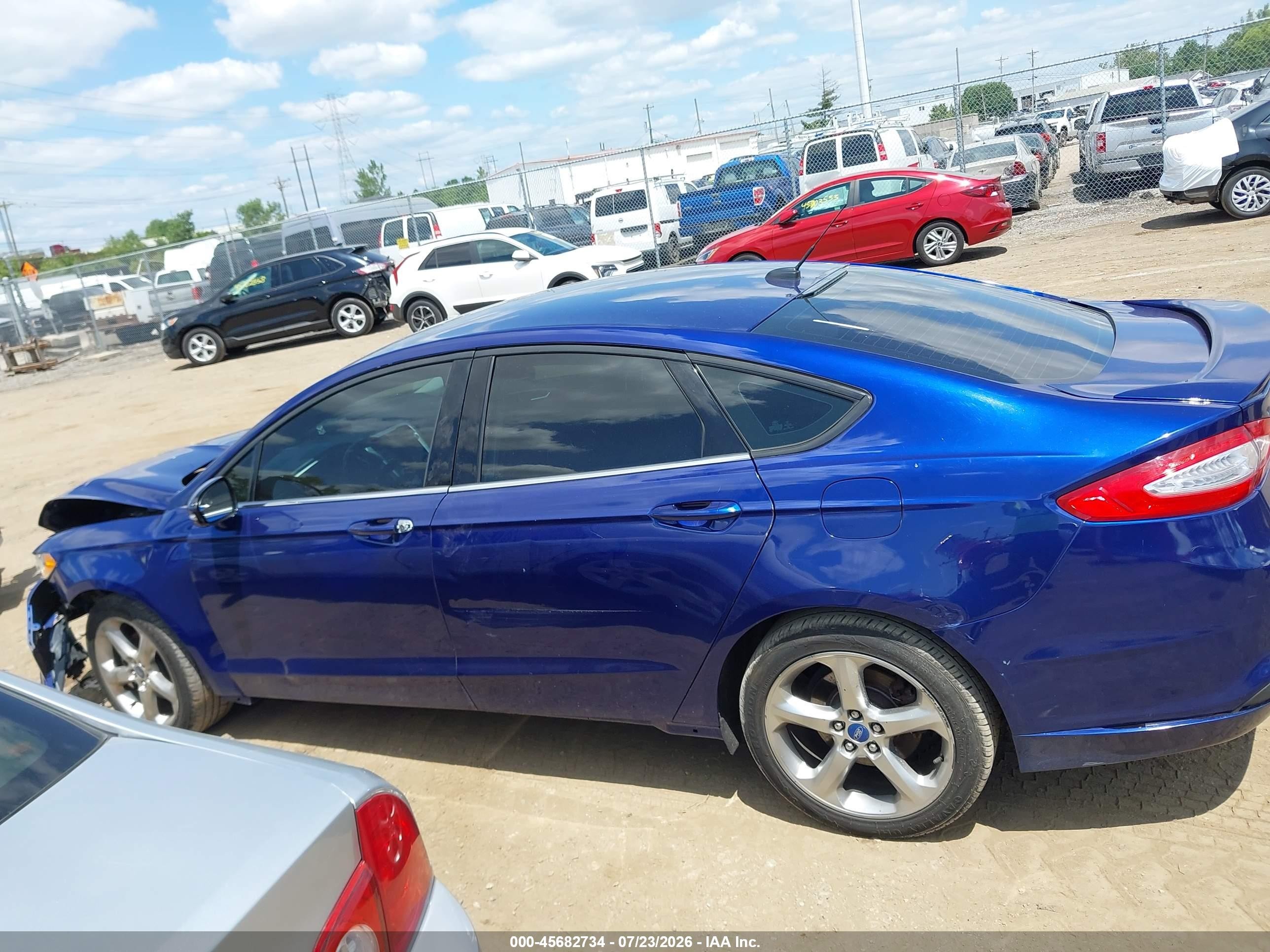 2013 Ford Fusion Se Blue vin: 3FA6P0HR8DR146263