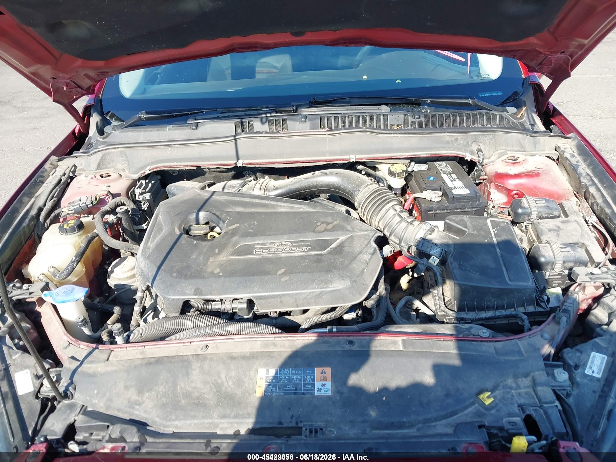 2013 Ford Fusion Se Red vin: 3FA6P0HR8DR157098