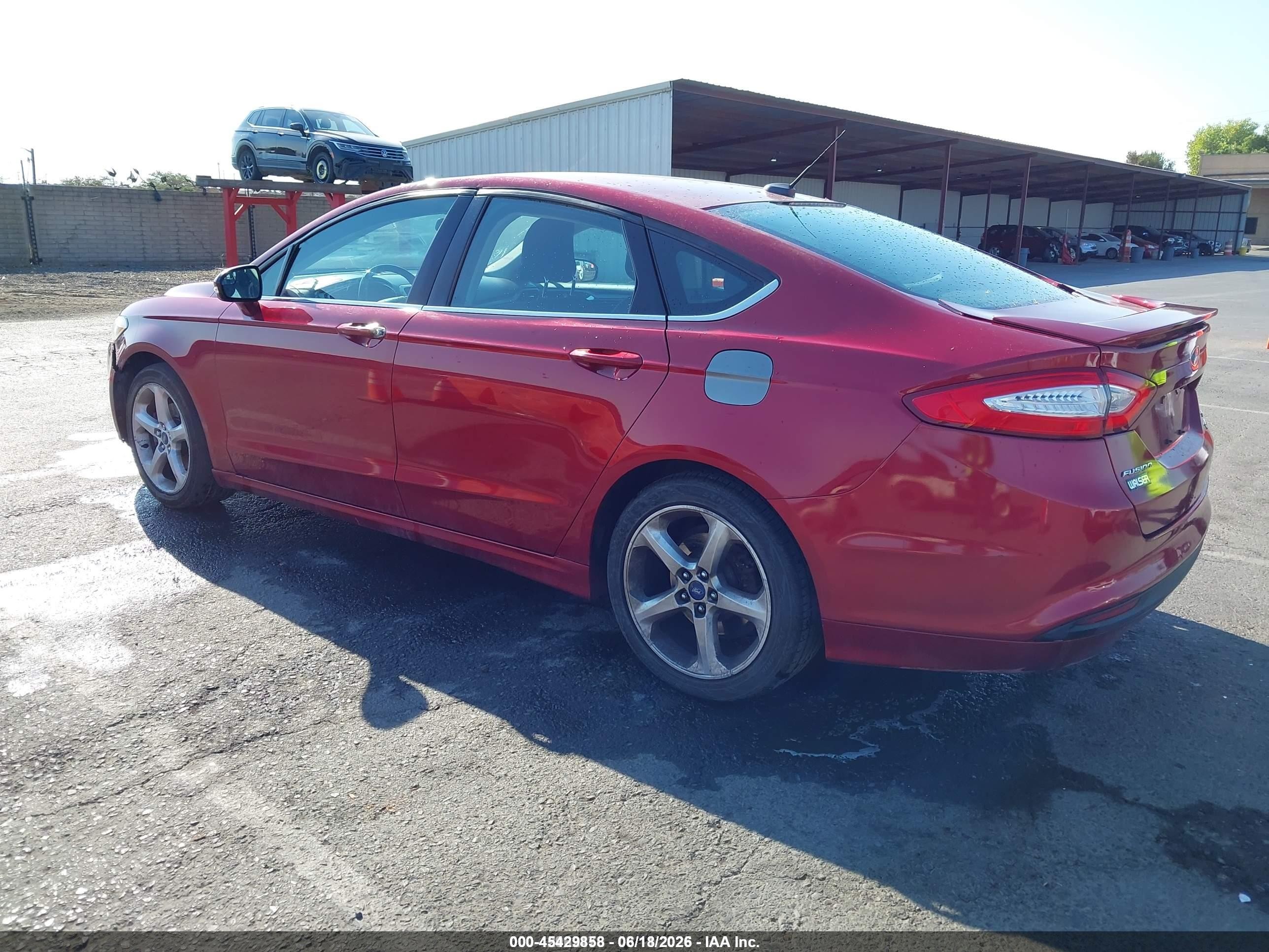 2013 Ford Fusion Se Red vin: 3FA6P0HR8DR157098