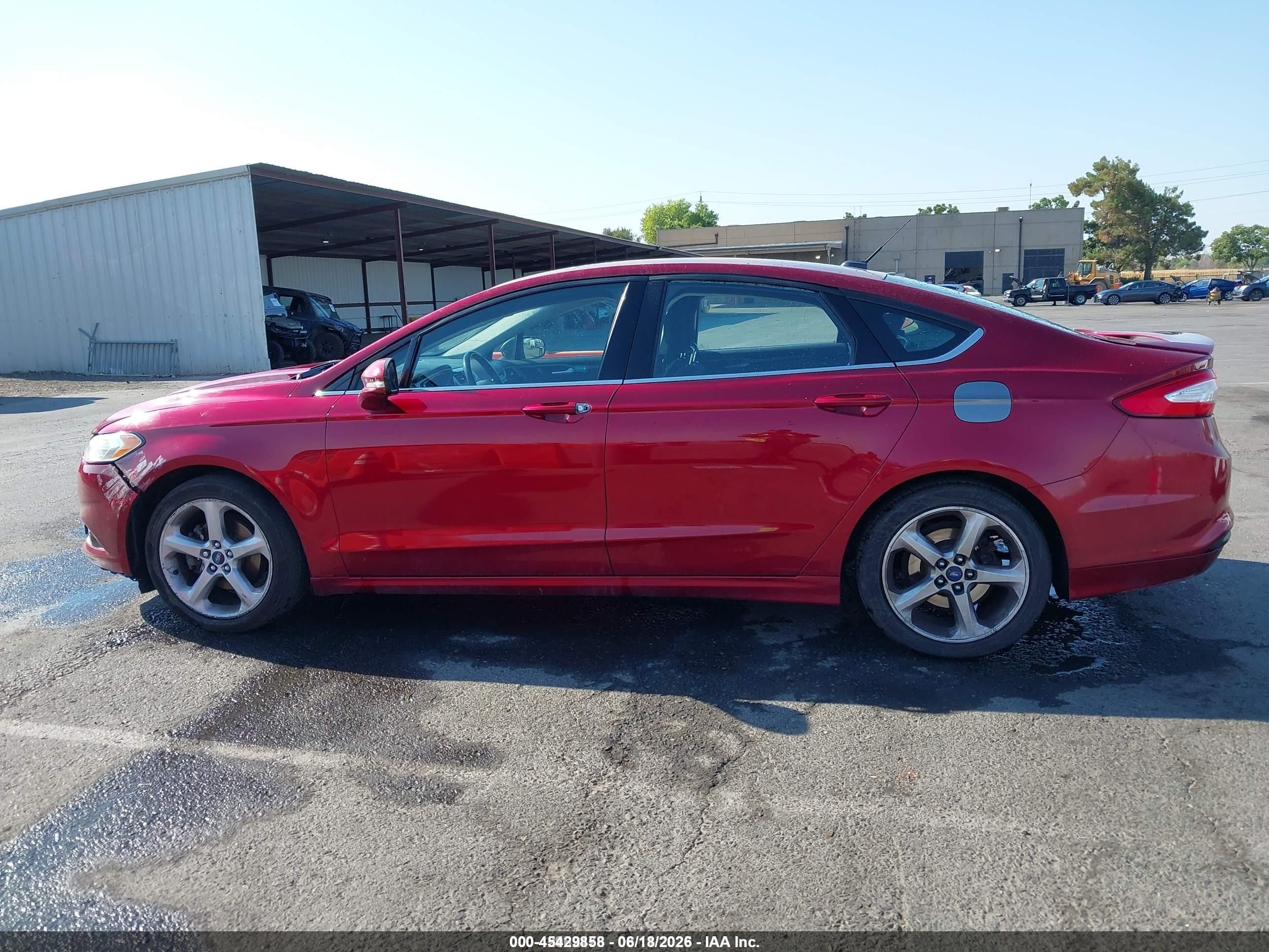 2013 Ford Fusion Se Red vin: 3FA6P0HR8DR157098