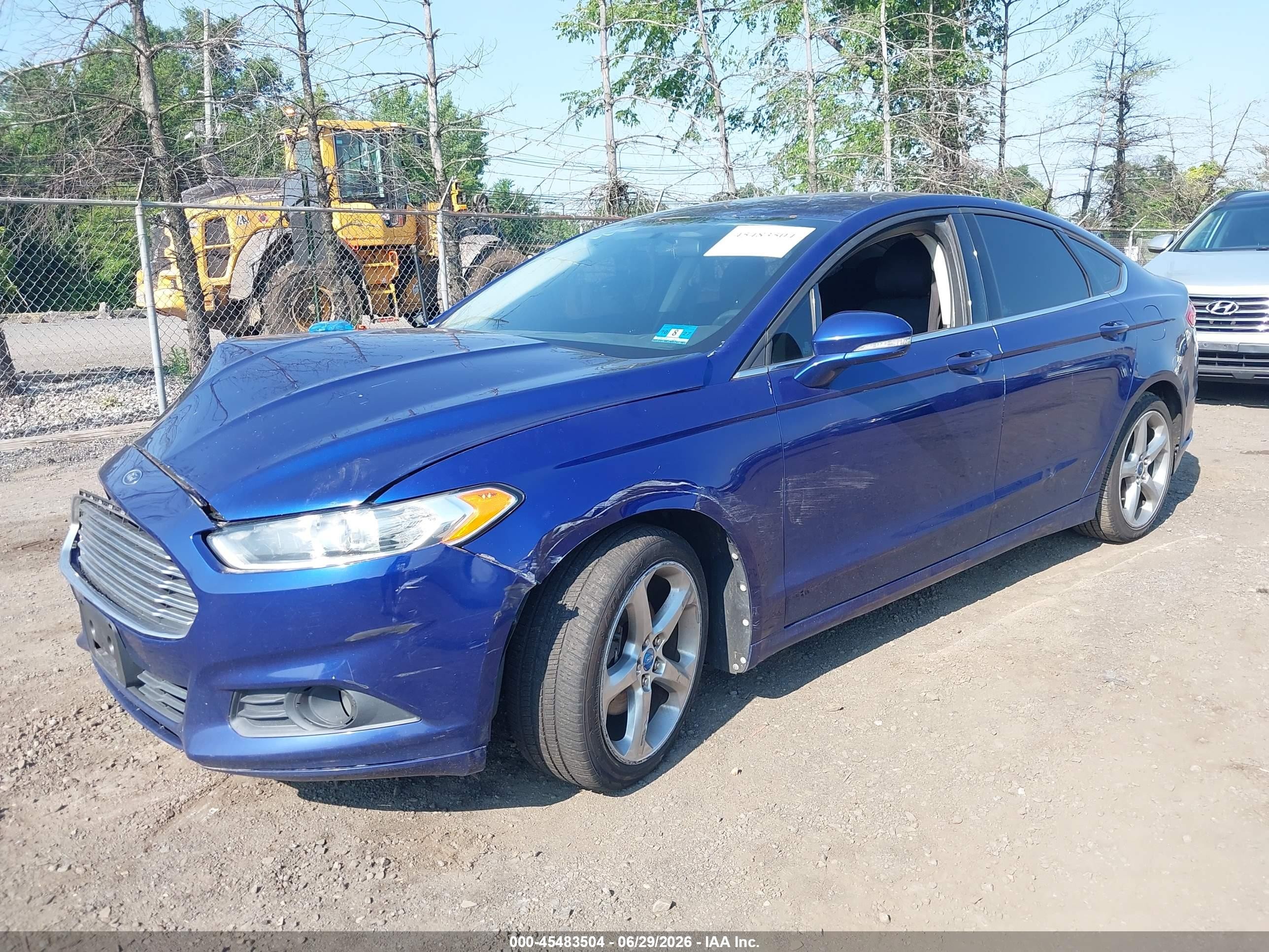 2013 Ford Fusion Se Blue vin: 3FA6P0HR8DR160423