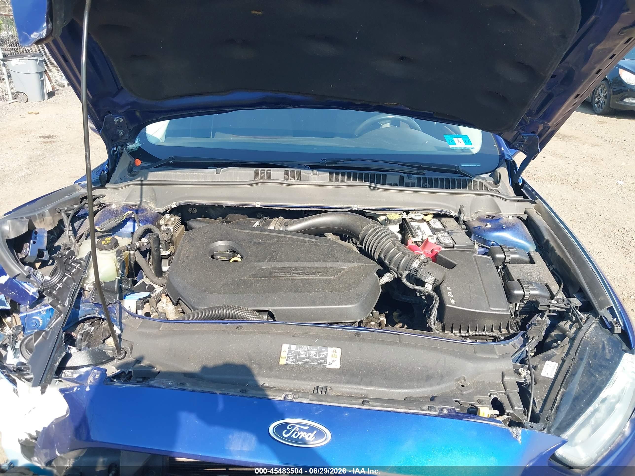 2013 Ford Fusion Se Blue vin: 3FA6P0HR8DR160423