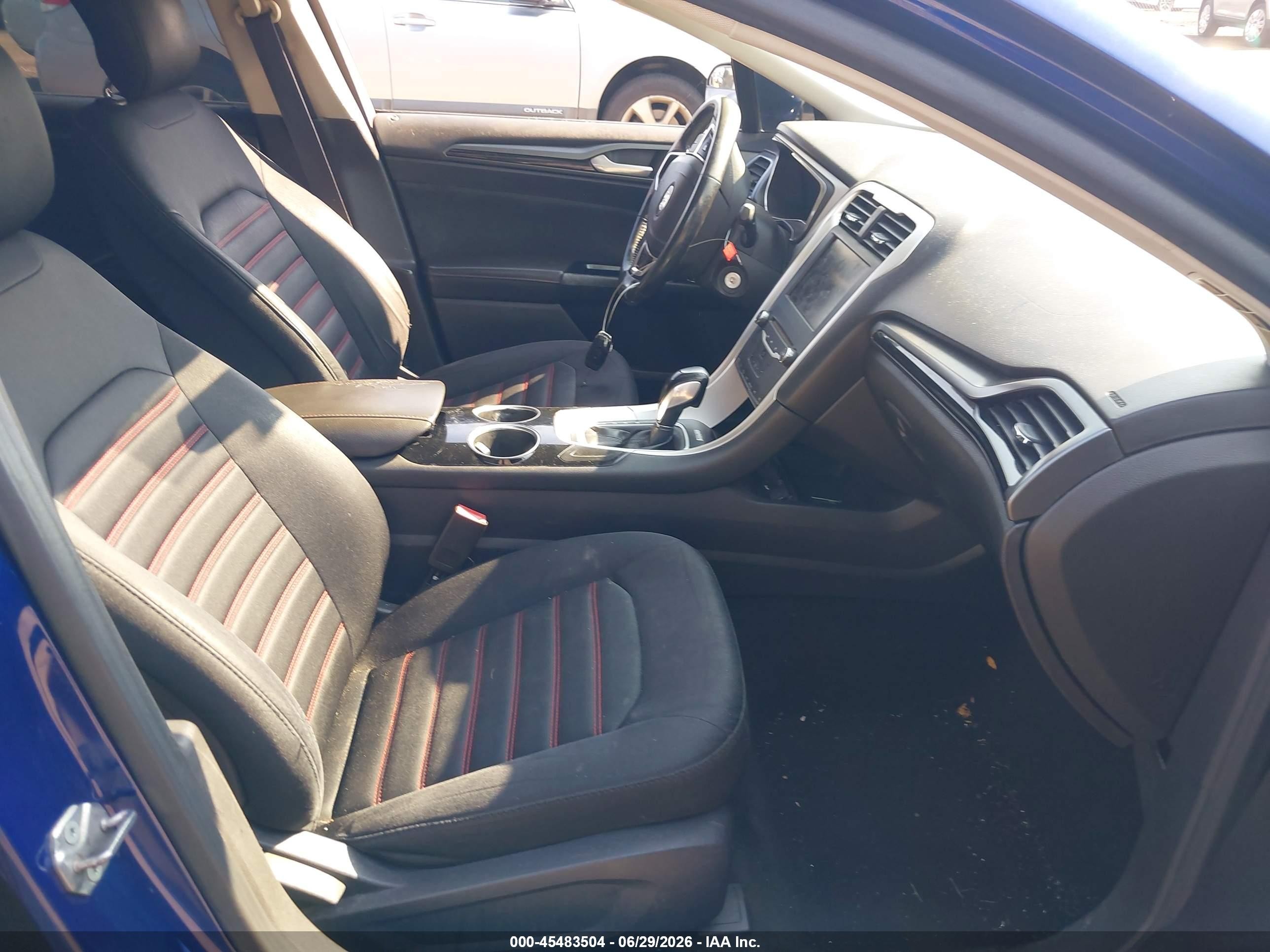 2013 Ford Fusion Se Blue vin: 3FA6P0HR8DR160423