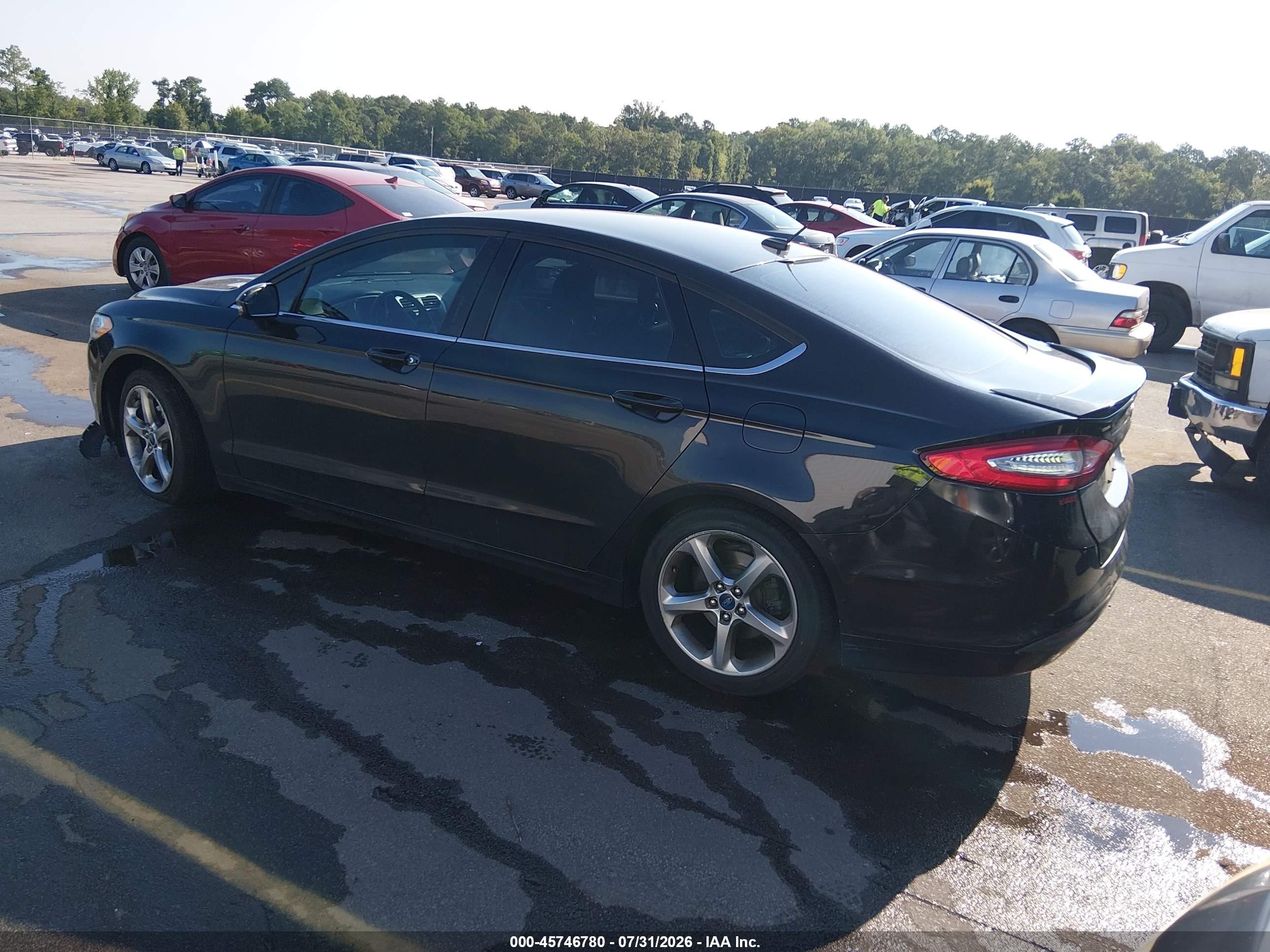 2013 Ford Fusion Se Black vin: 3FA6P0HR8DR160888