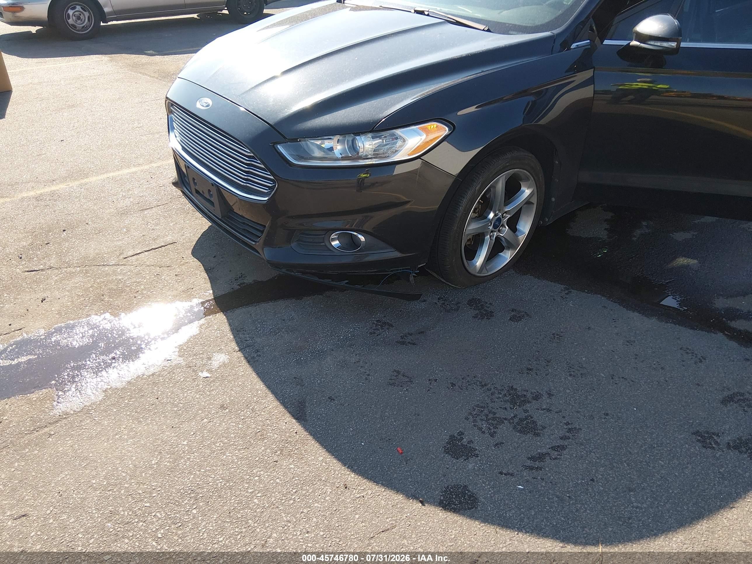 2013 Ford Fusion Se Black vin: 3FA6P0HR8DR160888