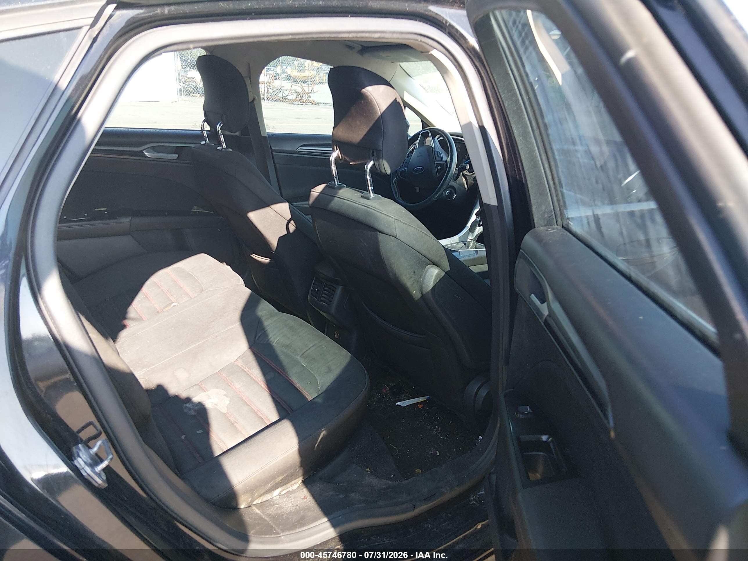 2013 Ford Fusion Se Black vin: 3FA6P0HR8DR160888