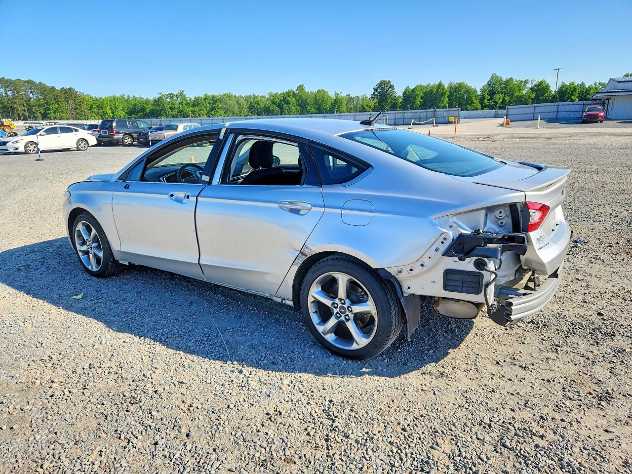 2013 Ford Fusion Se Silver vin: 3FA6P0HR8DR198119