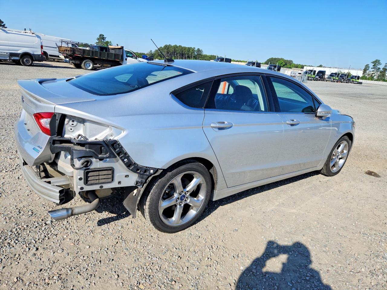 2013 Ford Fusion Se Silver vin: 3FA6P0HR8DR198119