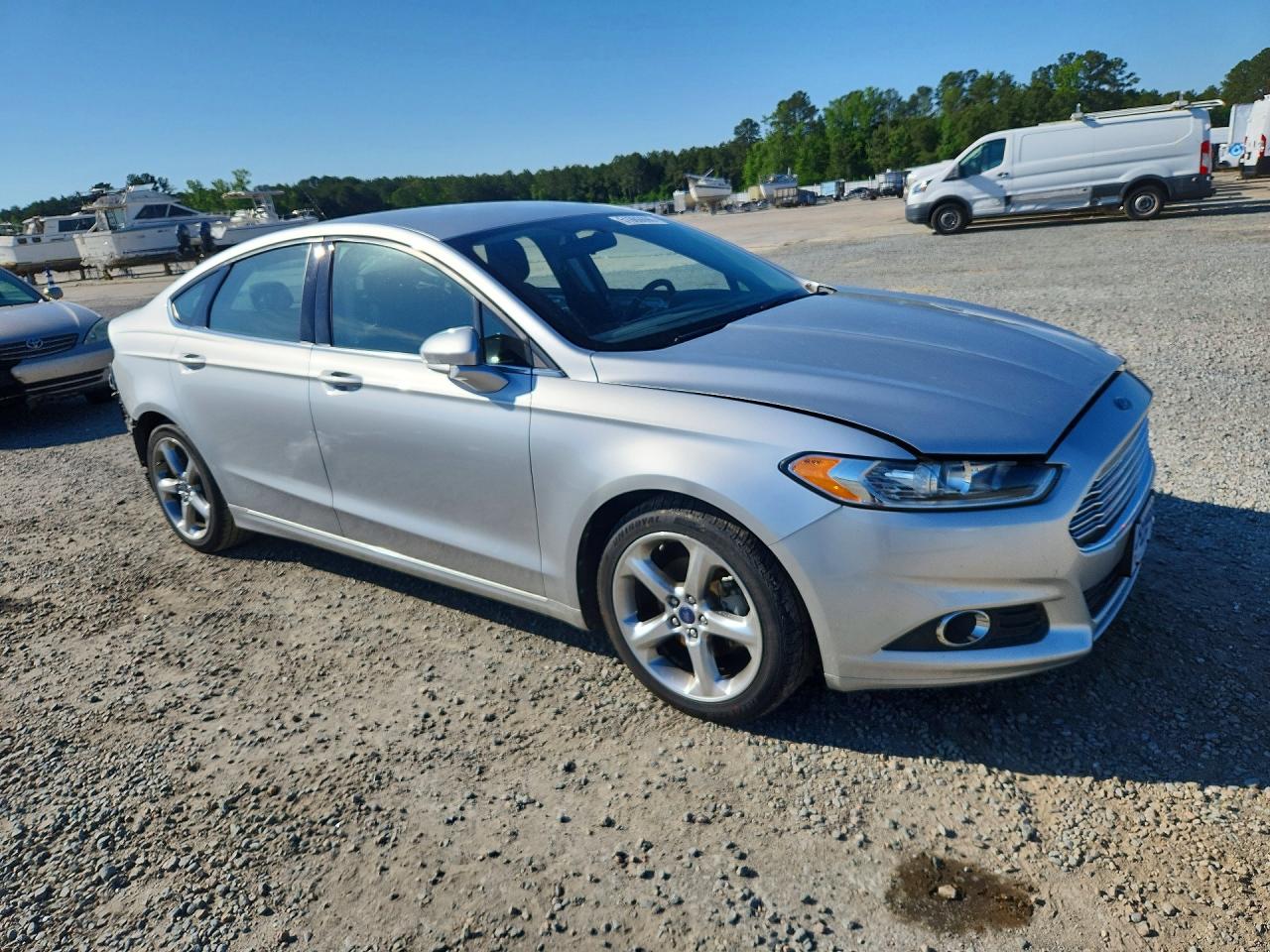 2013 Ford Fusion Se Silver vin: 3FA6P0HR8DR198119