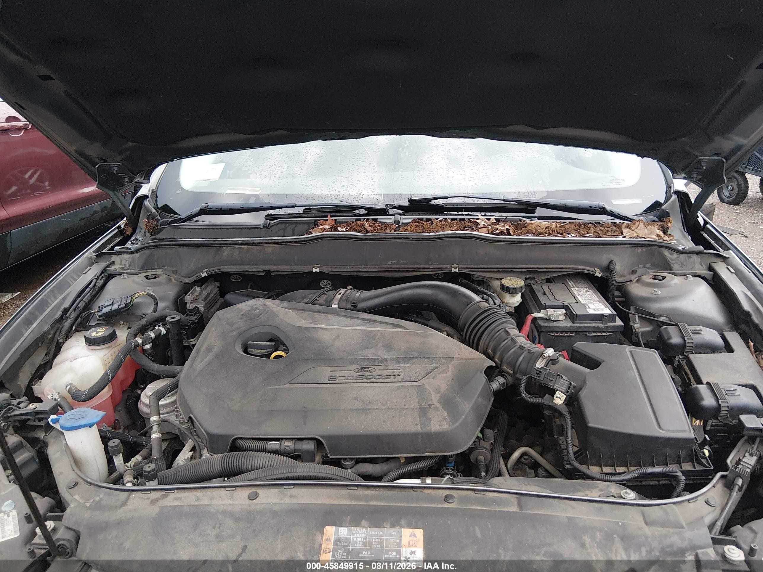 2013 Ford Fusion Se Gray vin: 3FA6P0HR8DR199724