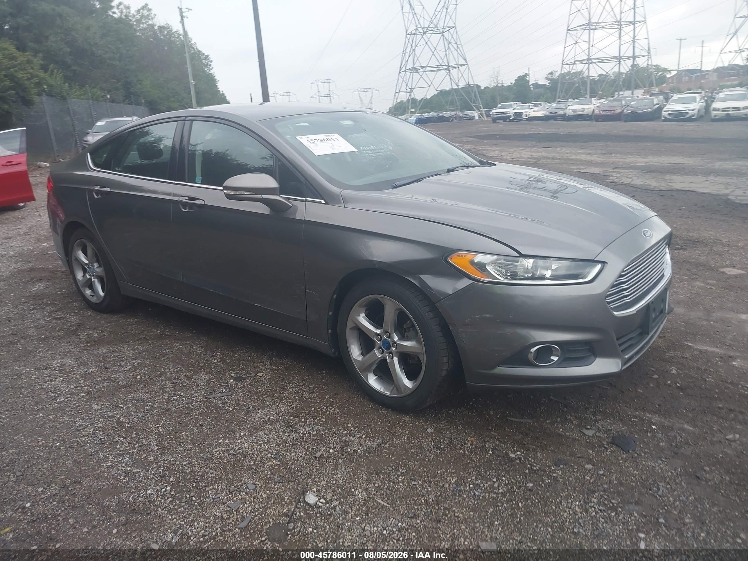 2013 Ford Fusion Se Серый vin: 3FA6P0HR8DR217655