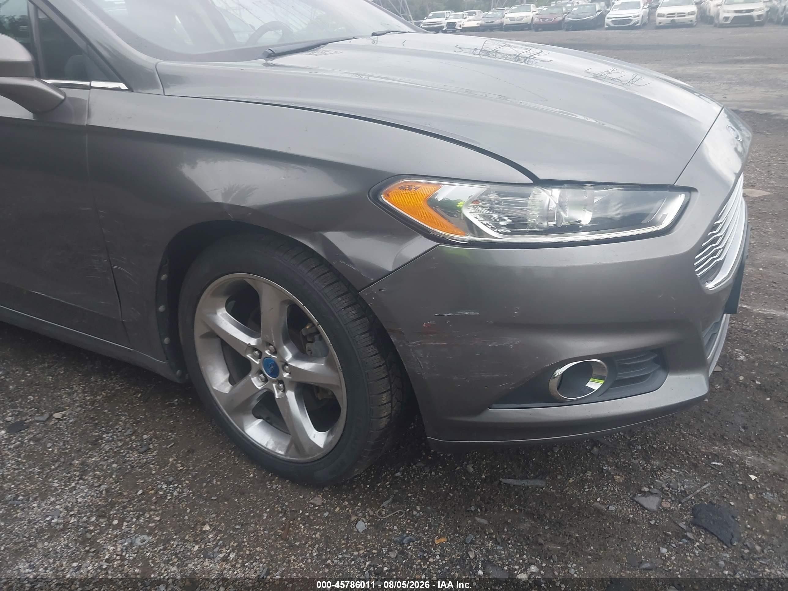 2013 Ford Fusion Se Серый vin: 3FA6P0HR8DR217655