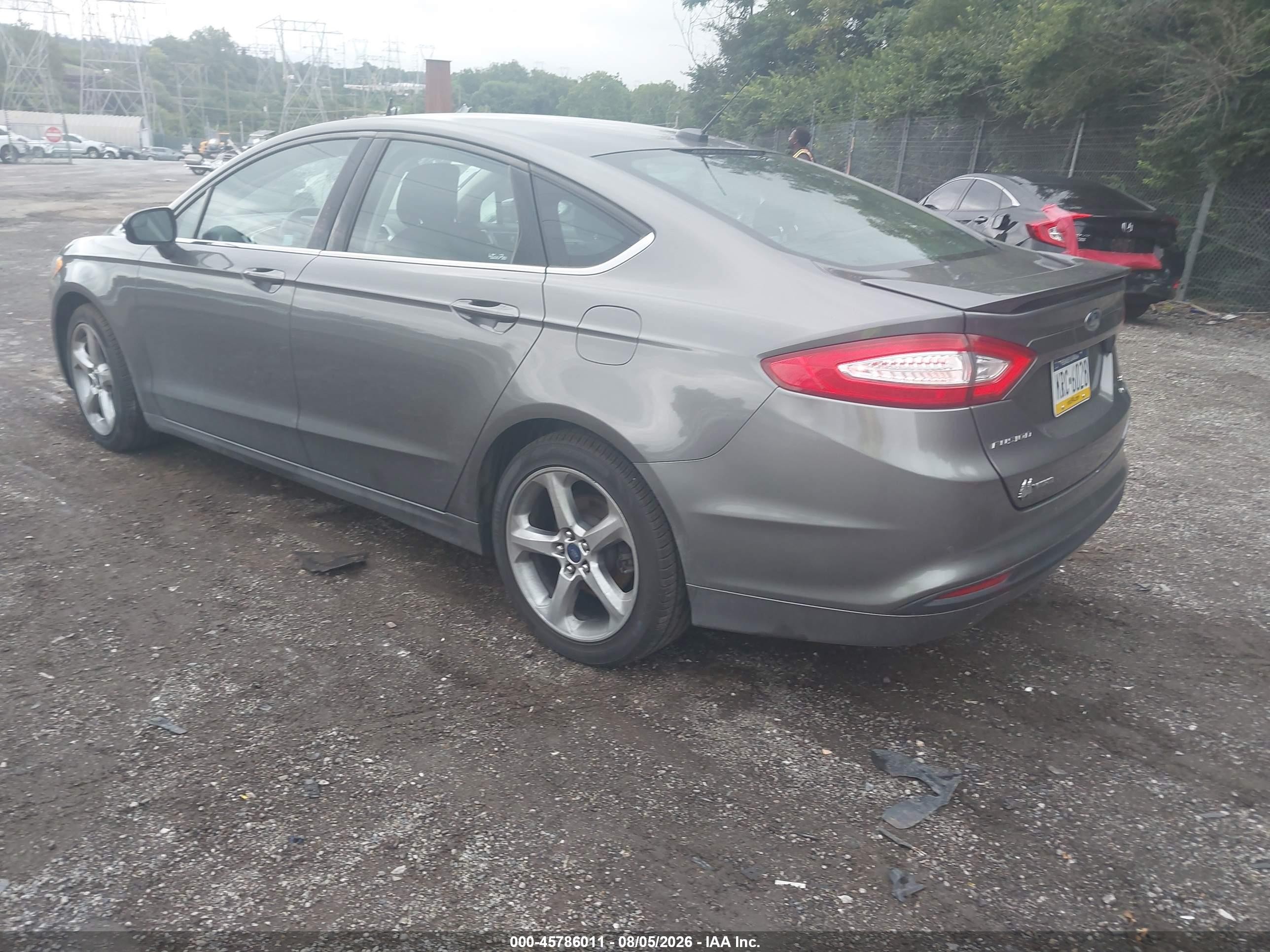 2013 Ford Fusion Se Серый vin: 3FA6P0HR8DR217655