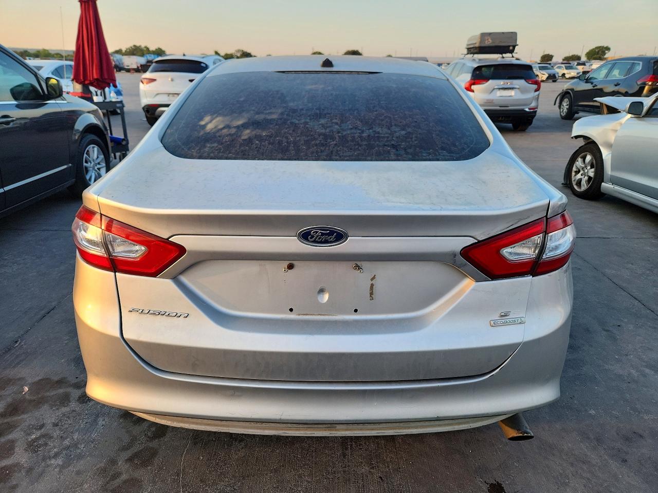 2013 Ford Fusion Se Silver vin: 3FA6P0HR8DR236383
