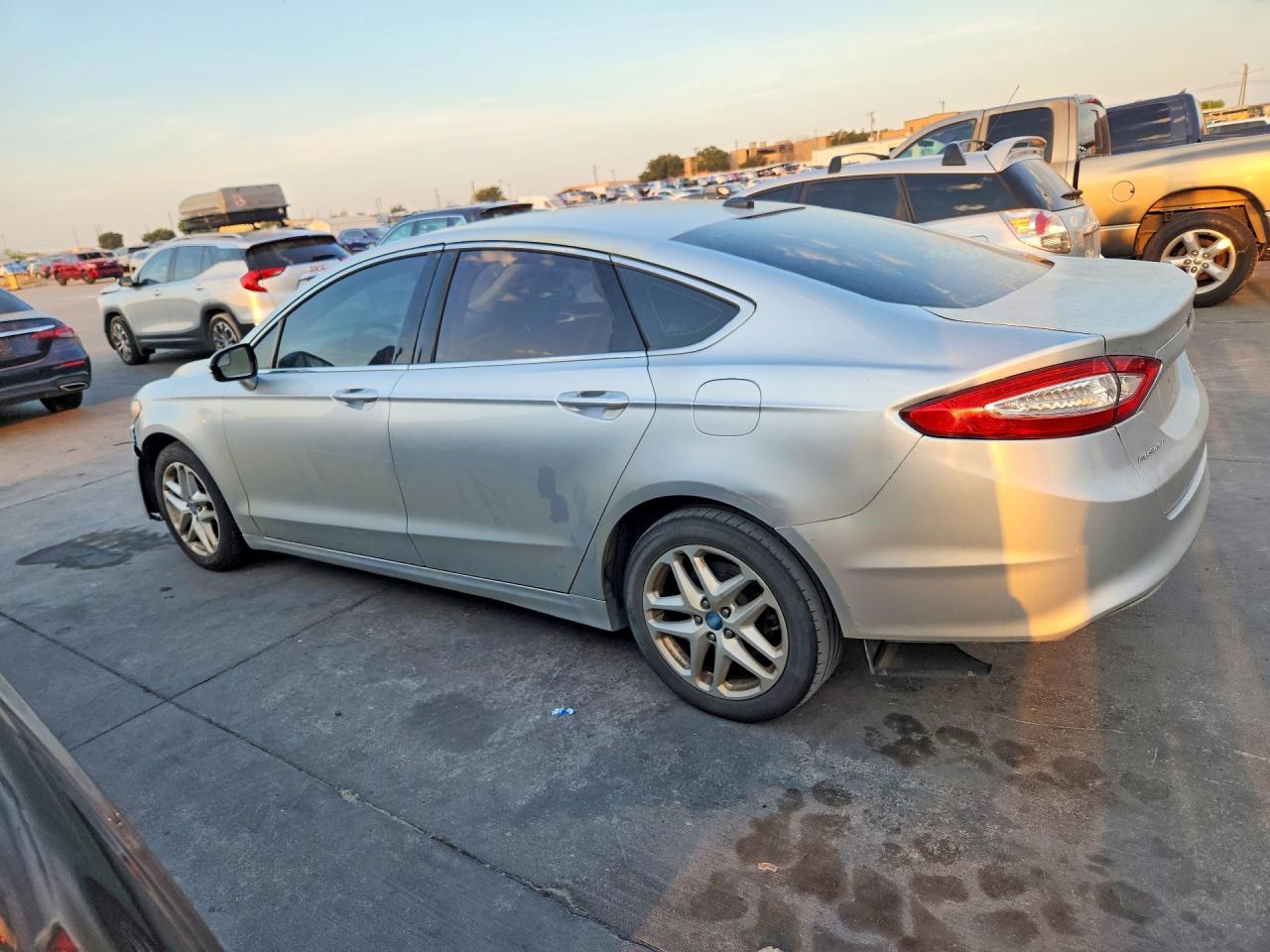2013 Ford Fusion Se Silver vin: 3FA6P0HR8DR236383