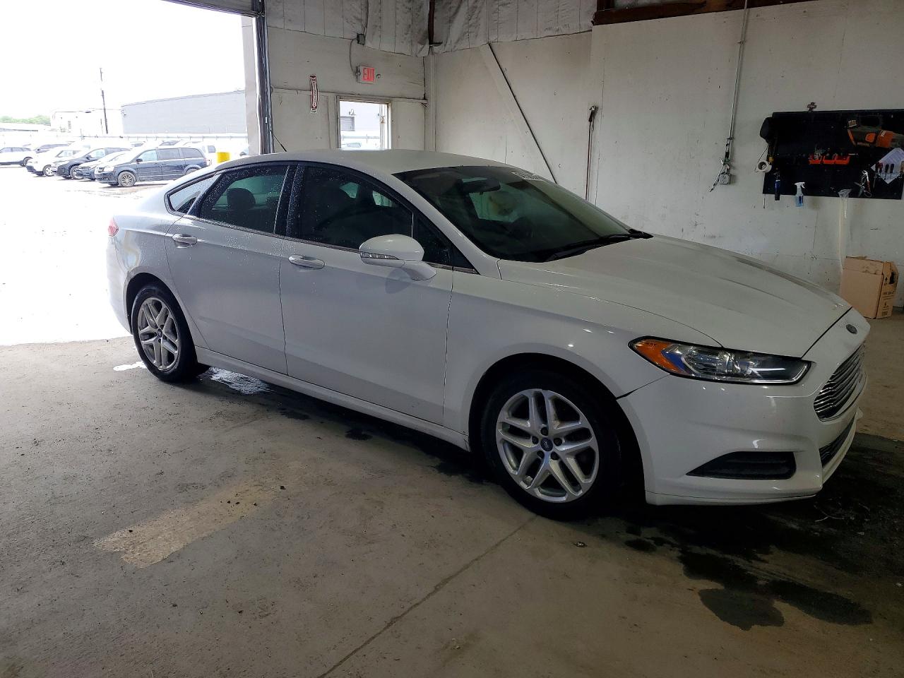 2013 Ford Fusion Se White vin: 3FA6P0HR8DR256794