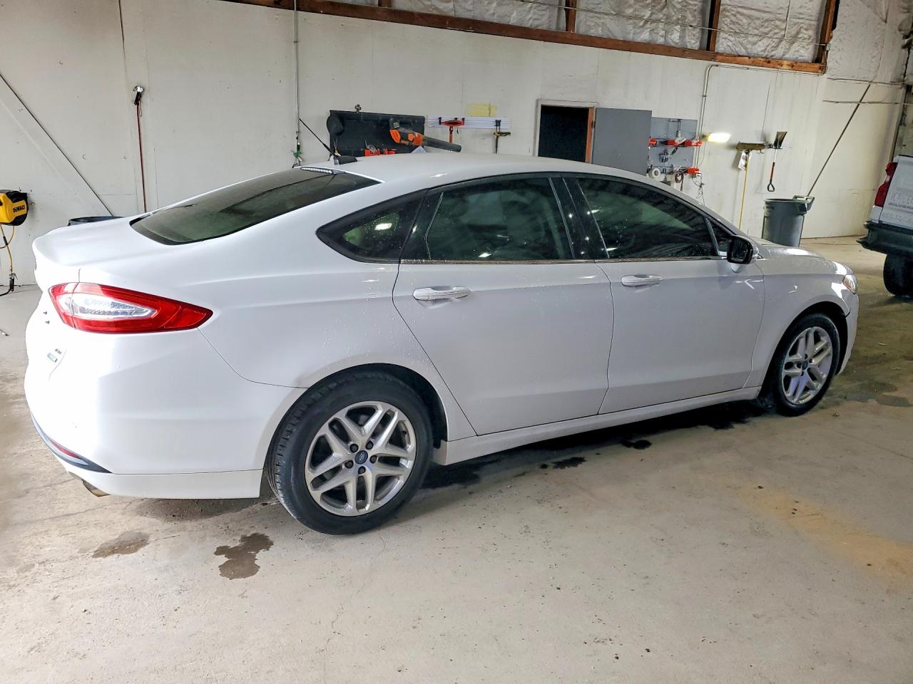 2013 Ford Fusion Se White vin: 3FA6P0HR8DR256794