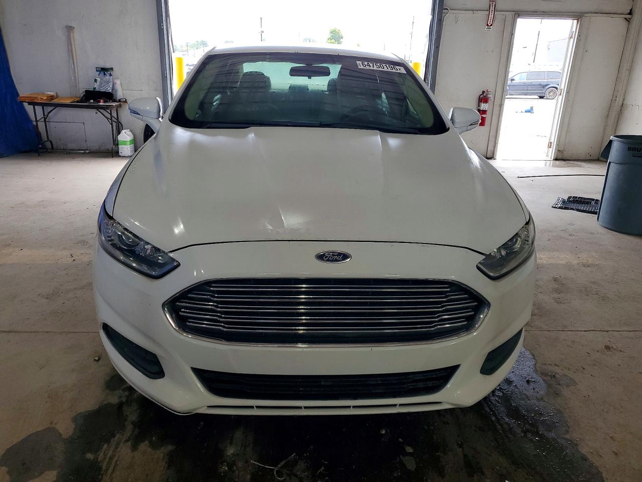 2013 Ford Fusion Se White vin: 3FA6P0HR8DR256794