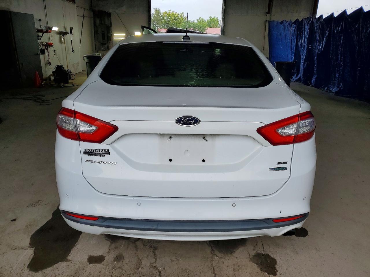 2013 Ford Fusion Se White vin: 3FA6P0HR8DR256794