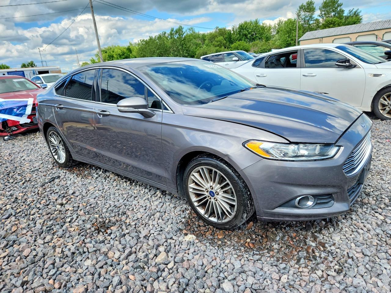 2013 Ford Fusion Se Gray vin: 3FA6P0HR8DR258481