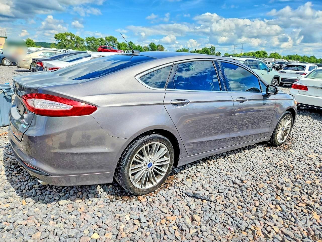 2013 Ford Fusion Se Gray vin: 3FA6P0HR8DR258481