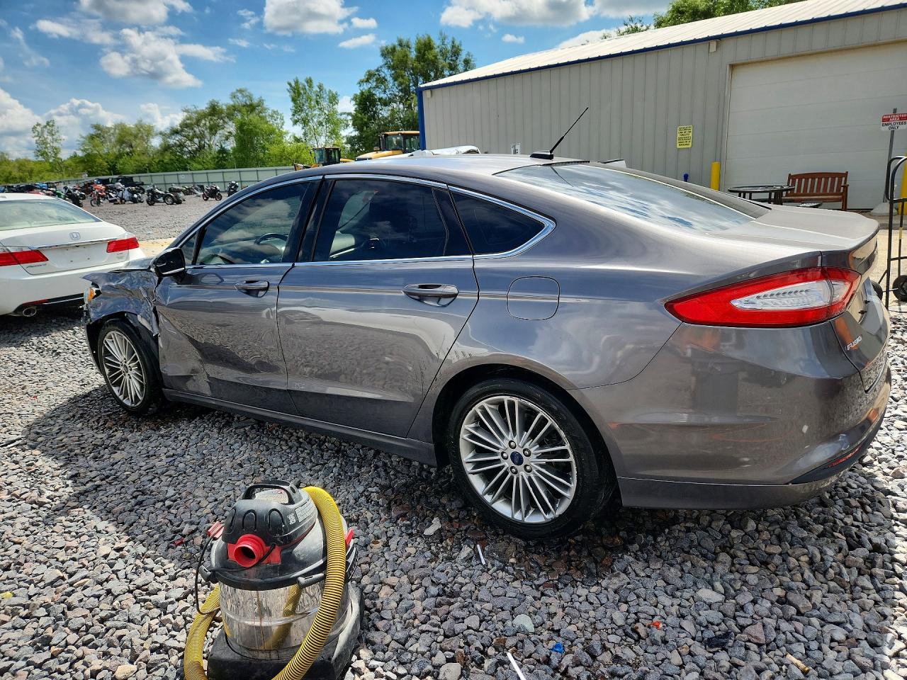 2013 Ford Fusion Se Gray vin: 3FA6P0HR8DR258481