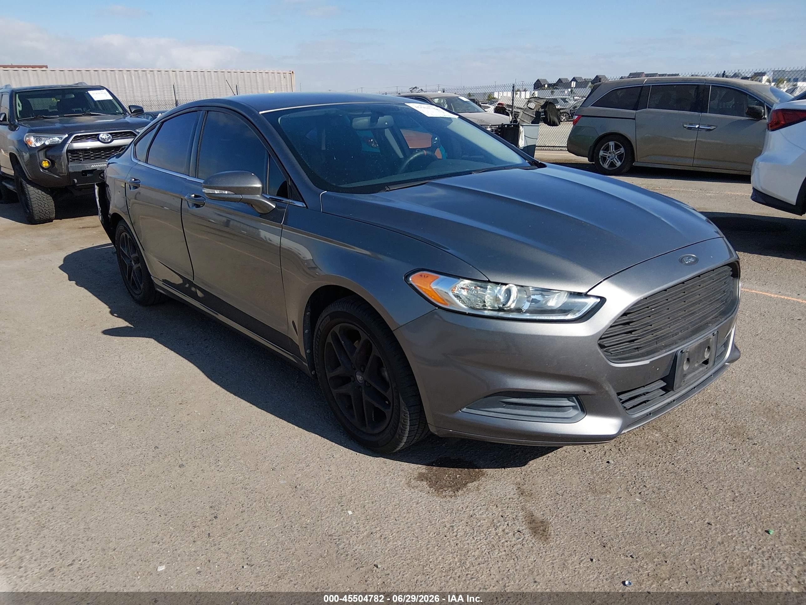 2013 Ford Fusion Se Серый vin: 3FA6P0HR8DR279346