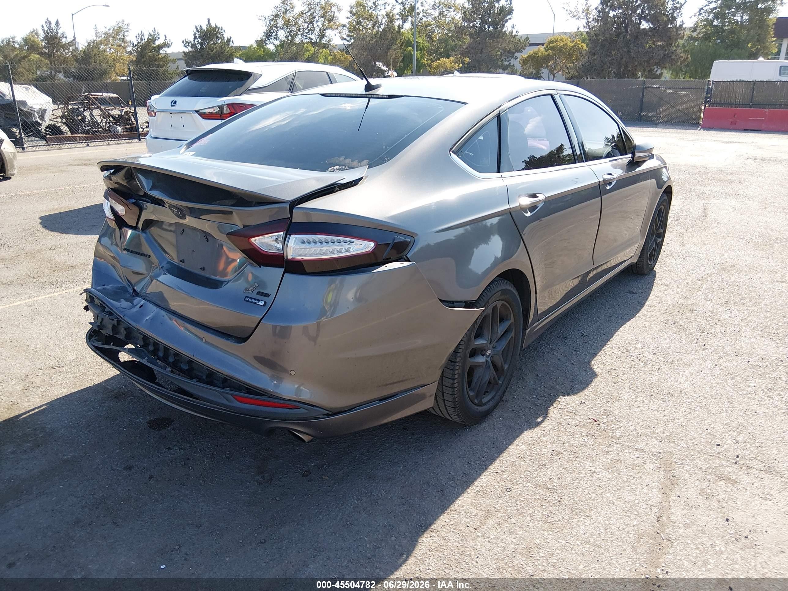 2013 Ford Fusion Se Серый vin: 3FA6P0HR8DR279346