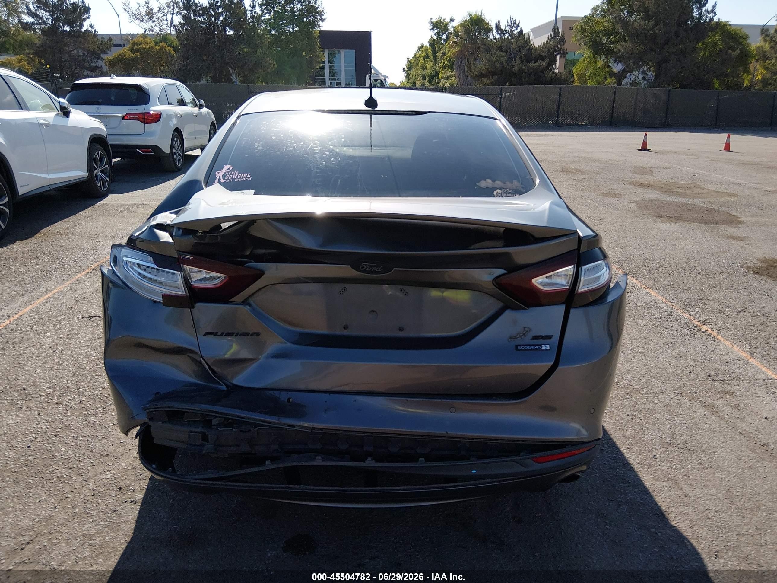 2013 Ford Fusion Se Серый vin: 3FA6P0HR8DR279346