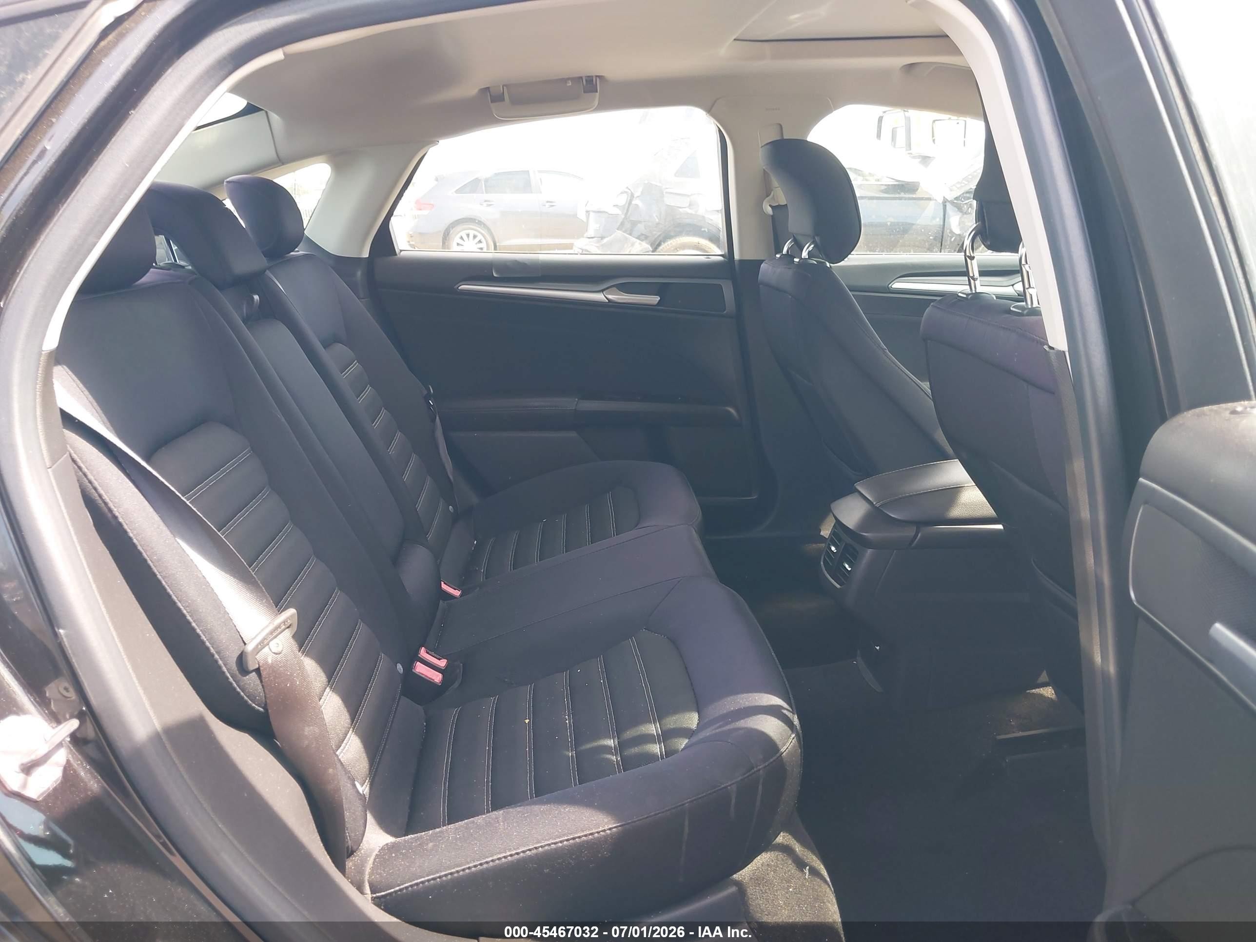2013 Ford Fusion Se Black vin: 3FA6P0HR8DR299726