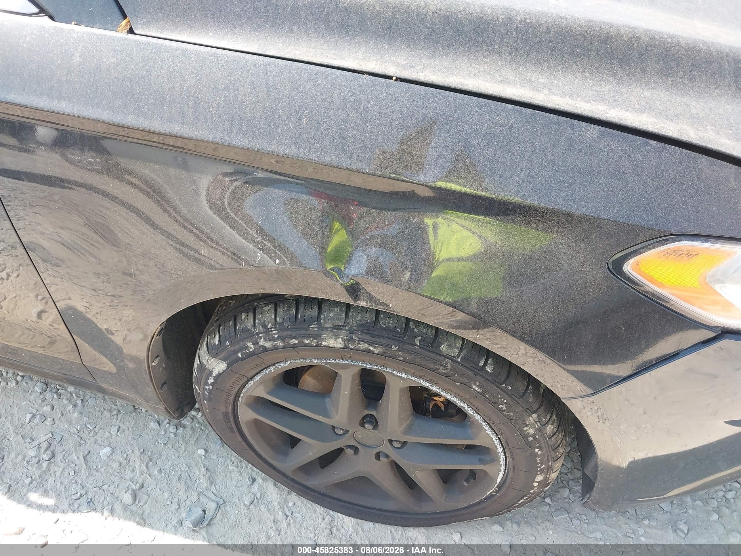 2013 Ford Fusion Se Black vin: 3FA6P0HR8DR341862