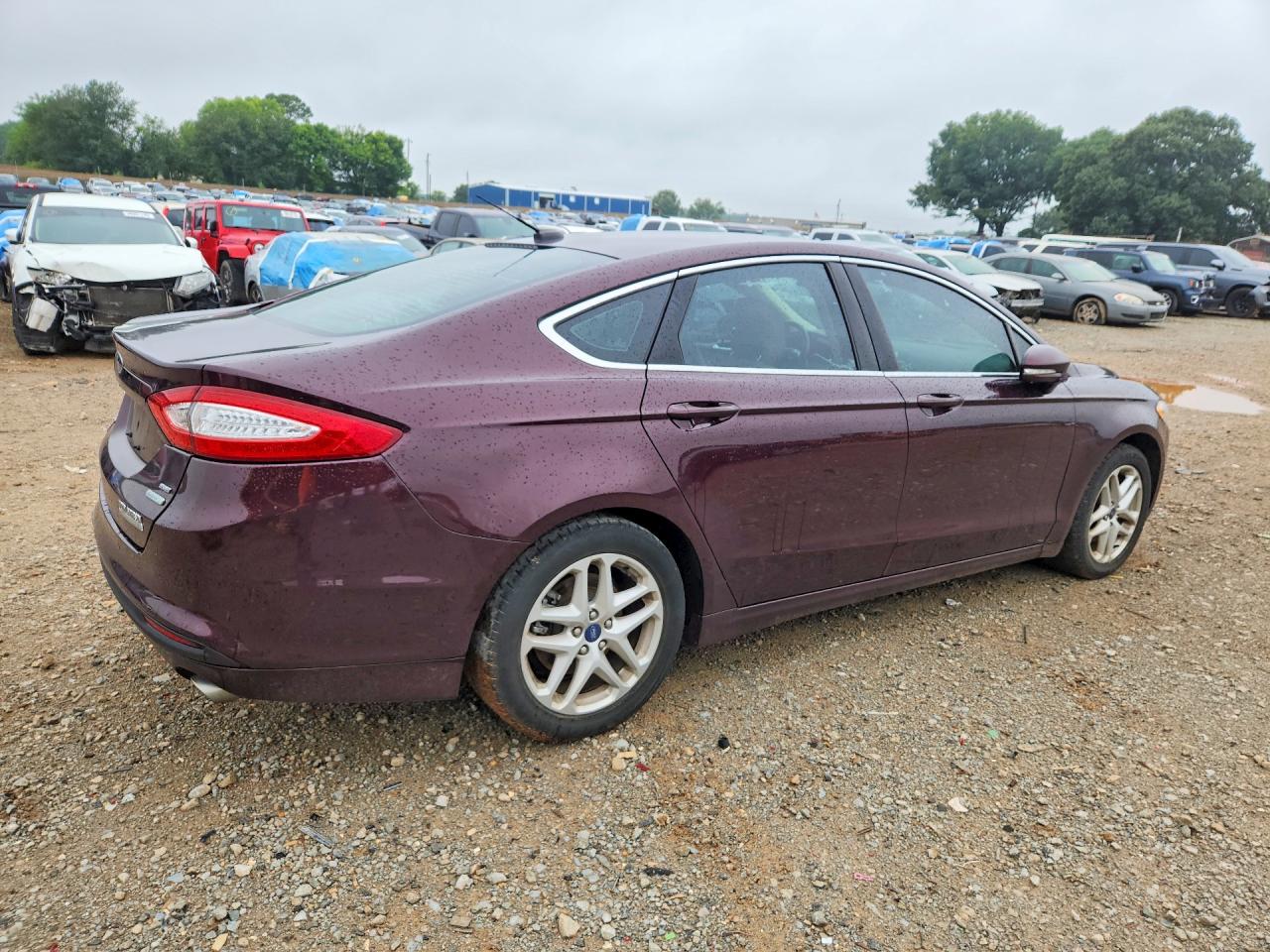 2013 Ford Fusion Se Purple vin: 3FA6P0HR8DR356037