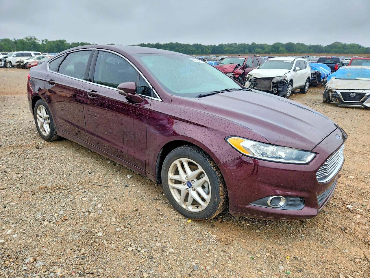 2013 Ford Fusion Se Purple vin: 3FA6P0HR8DR356037